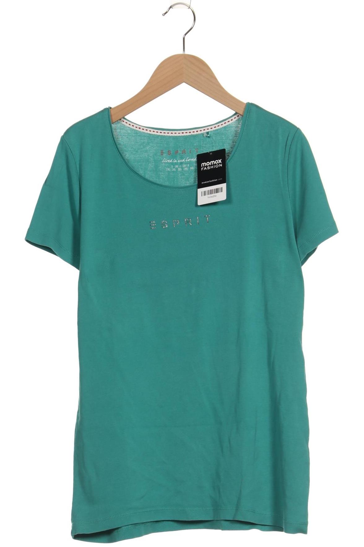 

Esprit Damen T-Shirt, türkis, Gr. 46