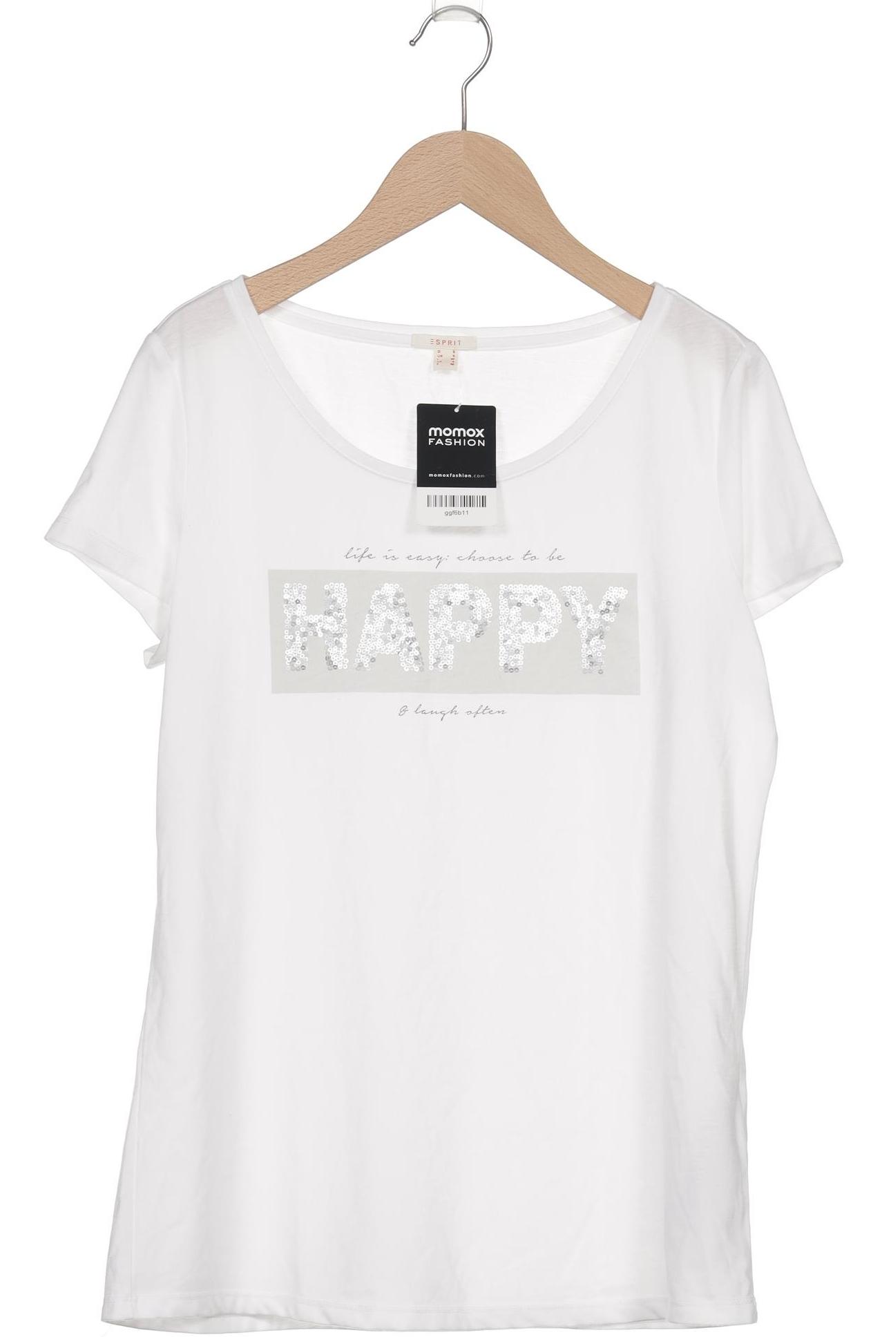 

Esprit Damen T-Shirt, weiß, Gr. 36
