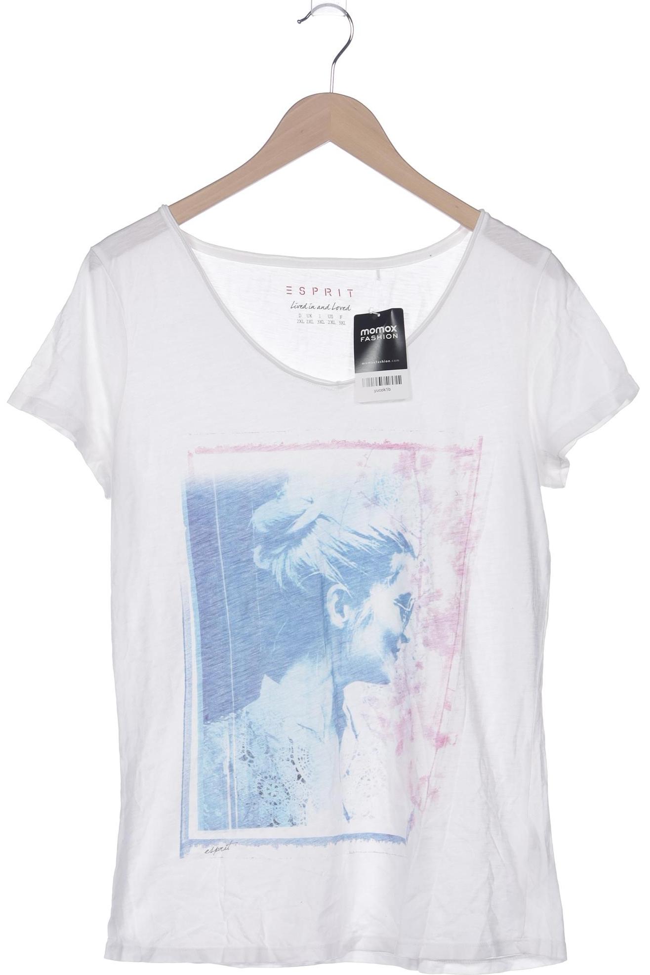 

Esprit Damen T-Shirt, weiß, Gr. 46