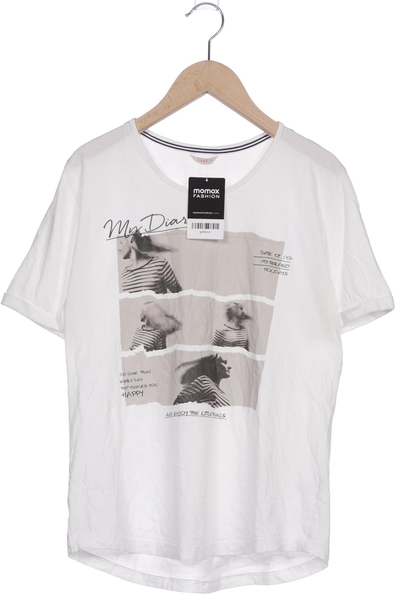 

Esprit Damen T-Shirt, weiß, Gr. 38