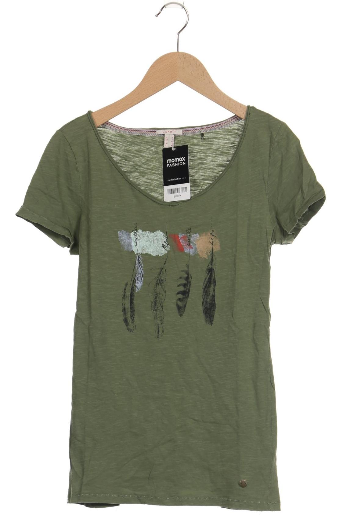 

Esprit Damen T-Shirt, grün, Gr. 36