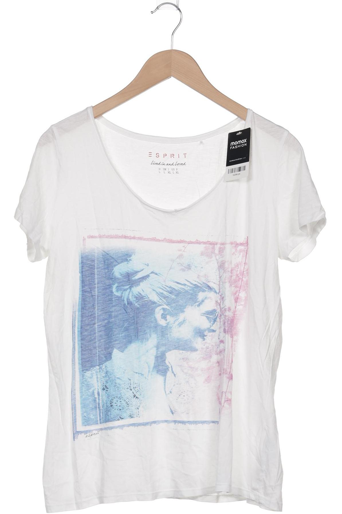 

Esprit Damen T-Shirt, weiß, Gr. 42