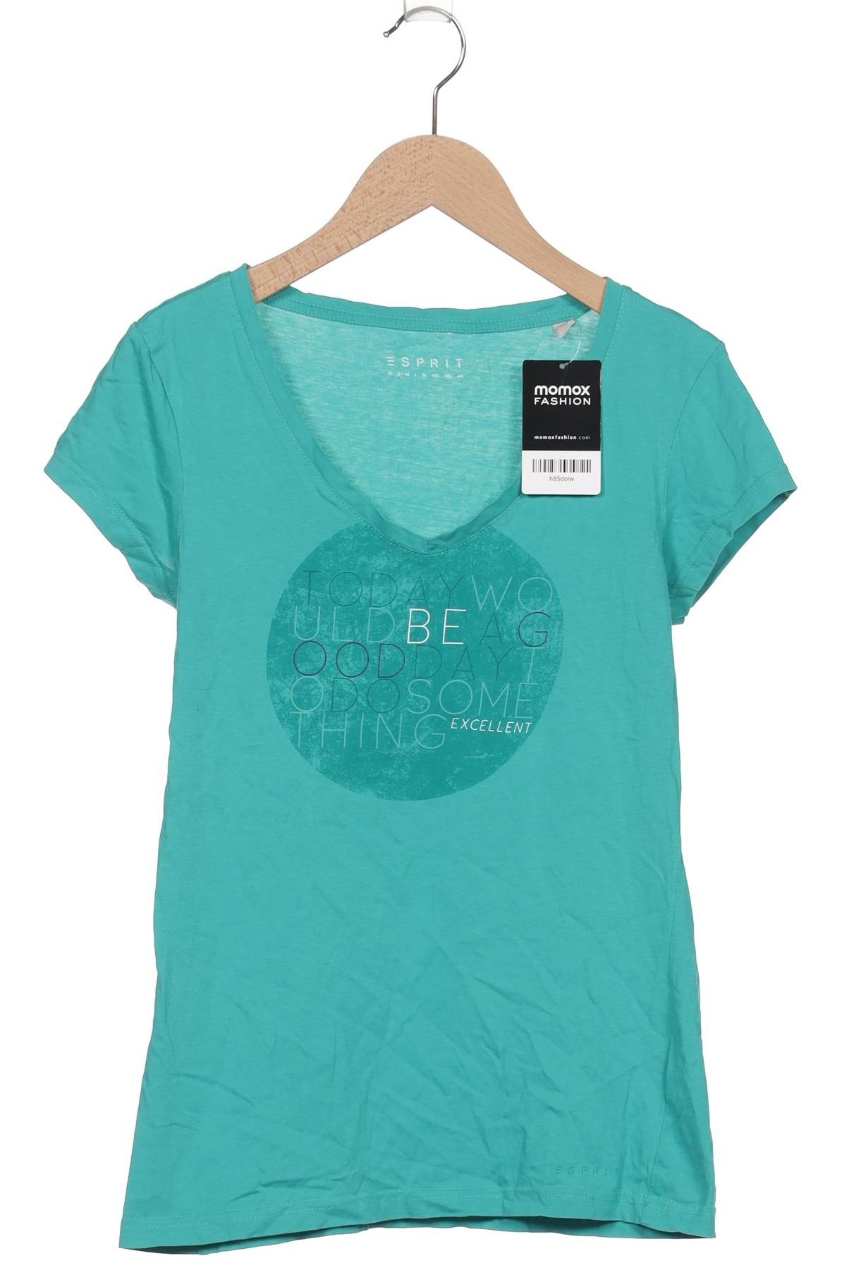 

Esprit Damen T-Shirt, türkis, Gr. 36