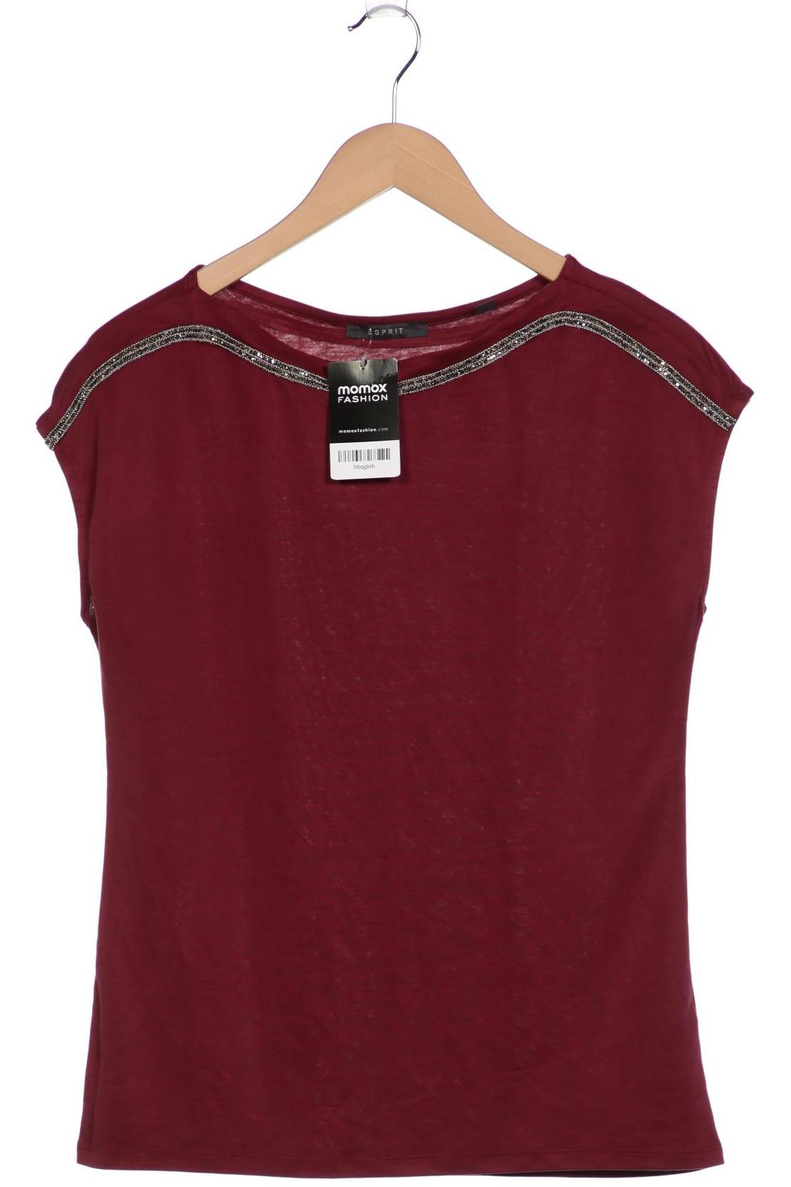 

Esprit Damen T-Shirt, bordeaux, Gr. 36