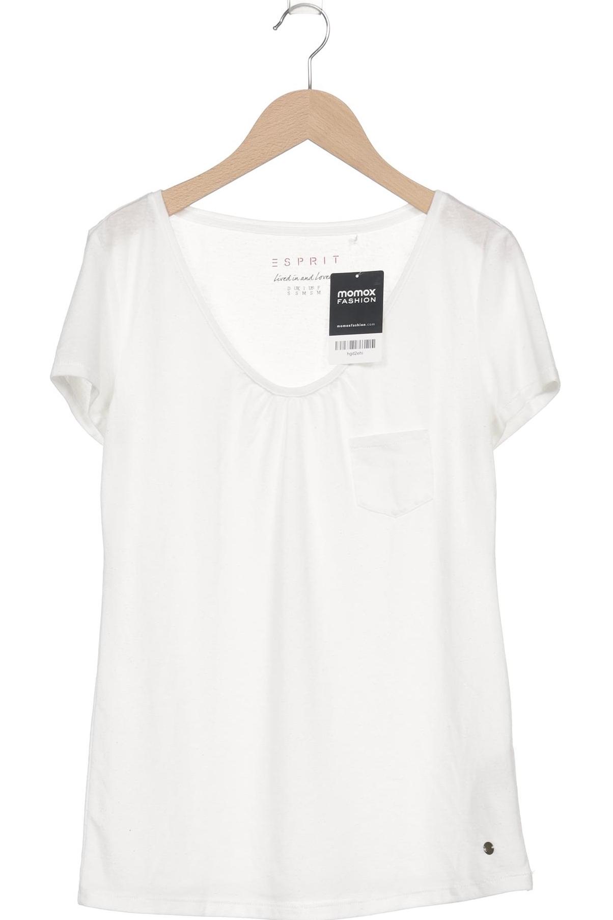 

Esprit Damen T-Shirt, weiß, Gr. 36