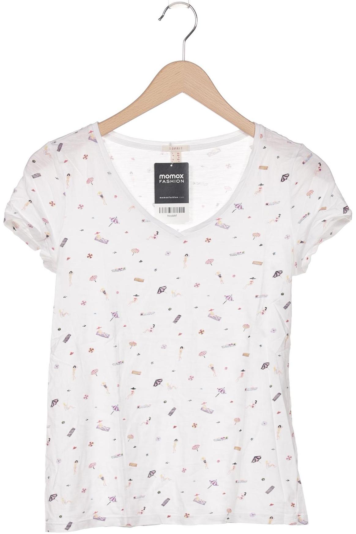 

Esprit Damen T-Shirt, weiß, Gr. 34