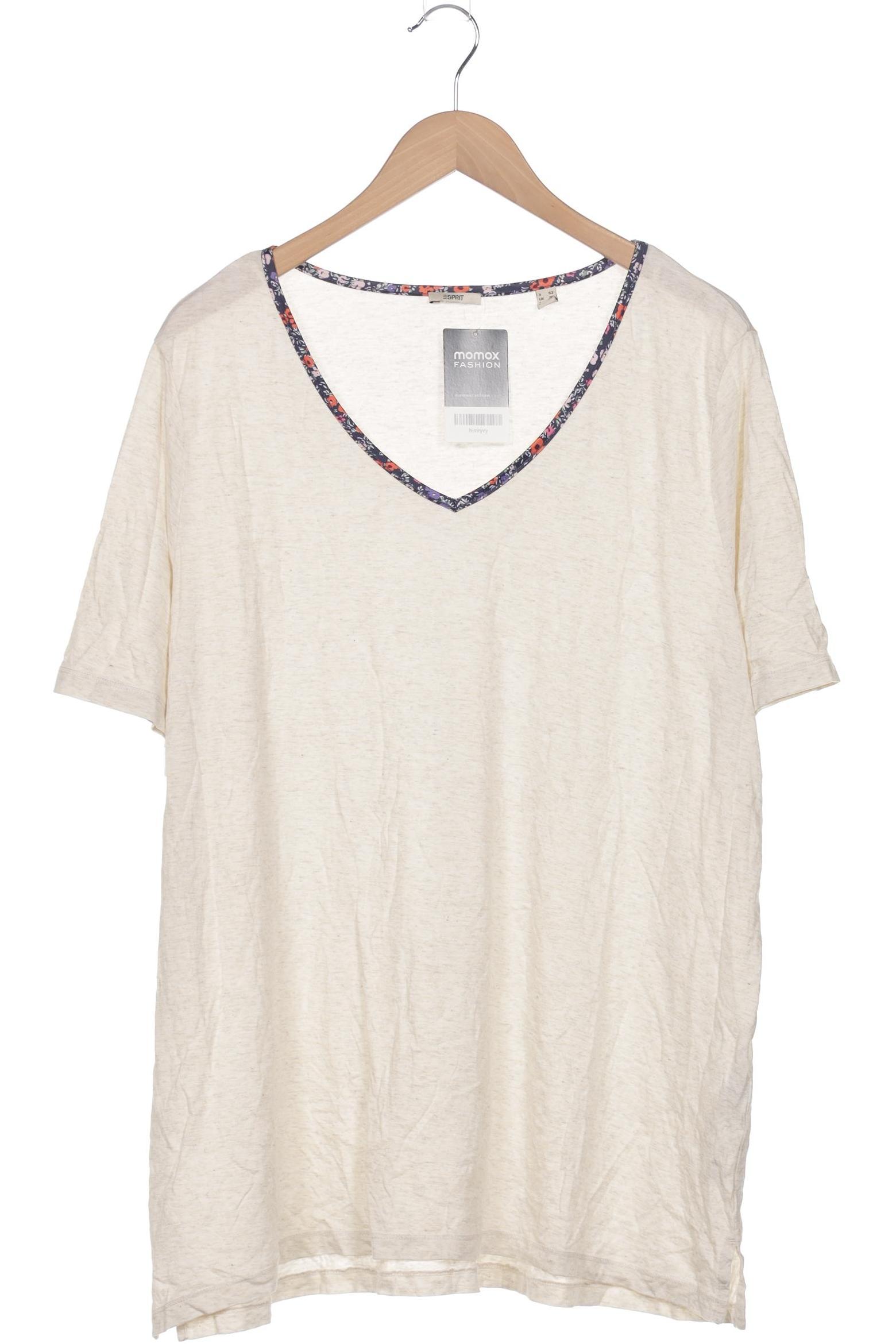 

Esprit Damen T-Shirt, cremeweiß, Gr. 52