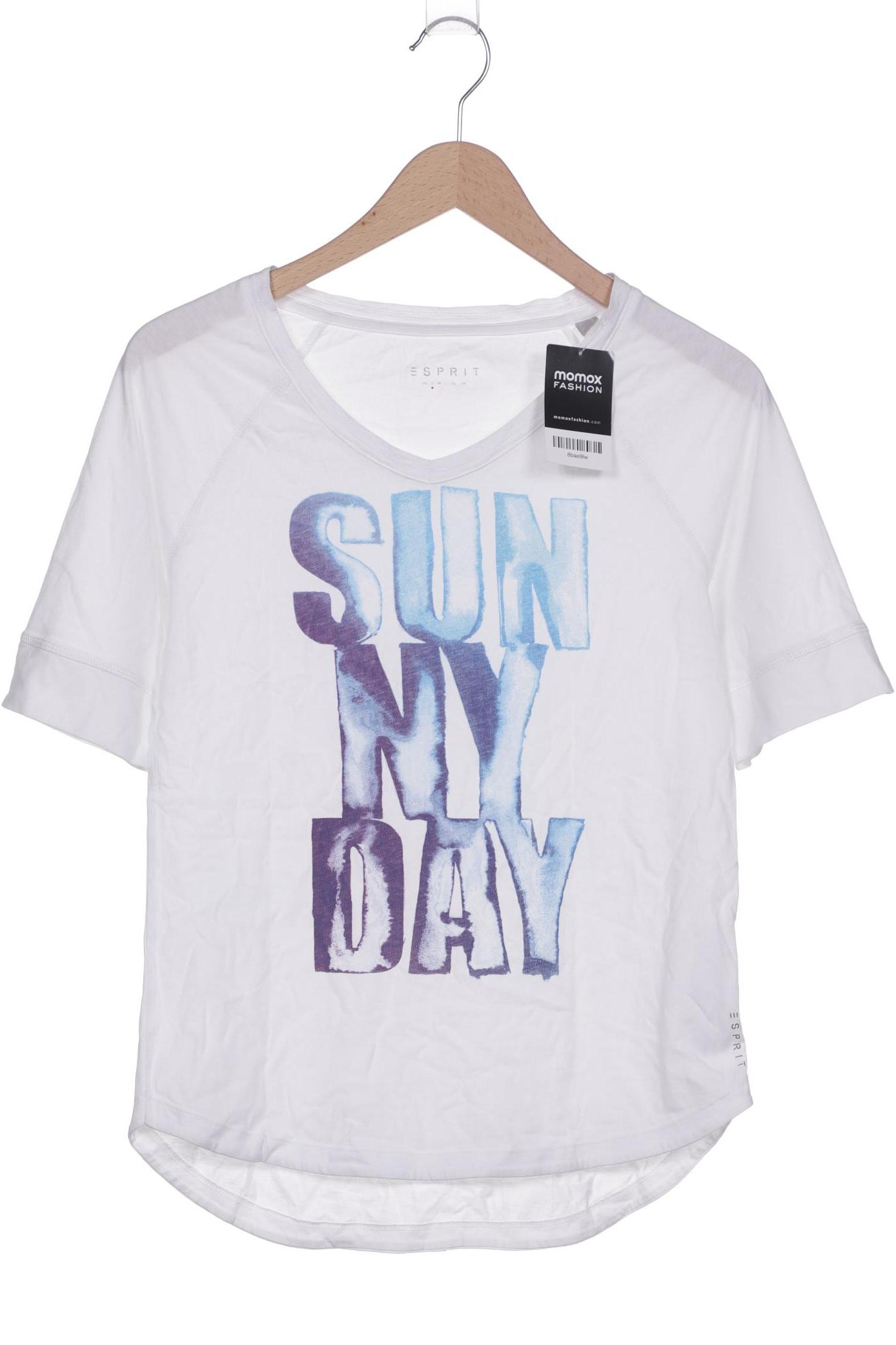 

Esprit Damen T-Shirt, weiß, Gr. 36