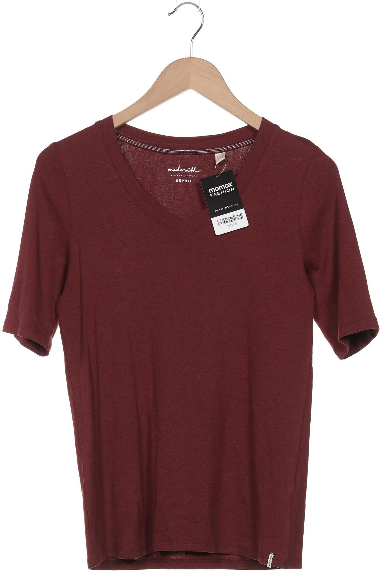 

Esprit Damen T-Shirt, bordeaux, Gr. 36