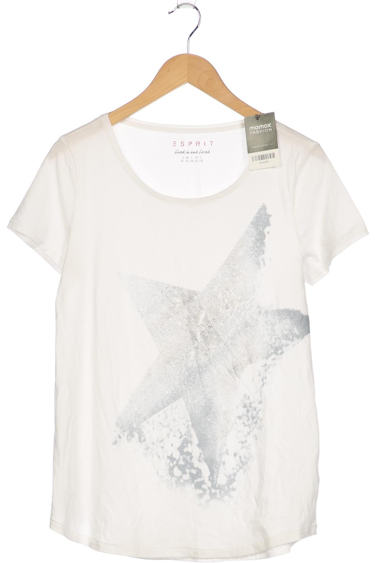 

Esprit Damen T-Shirt, weiß, Gr. 44