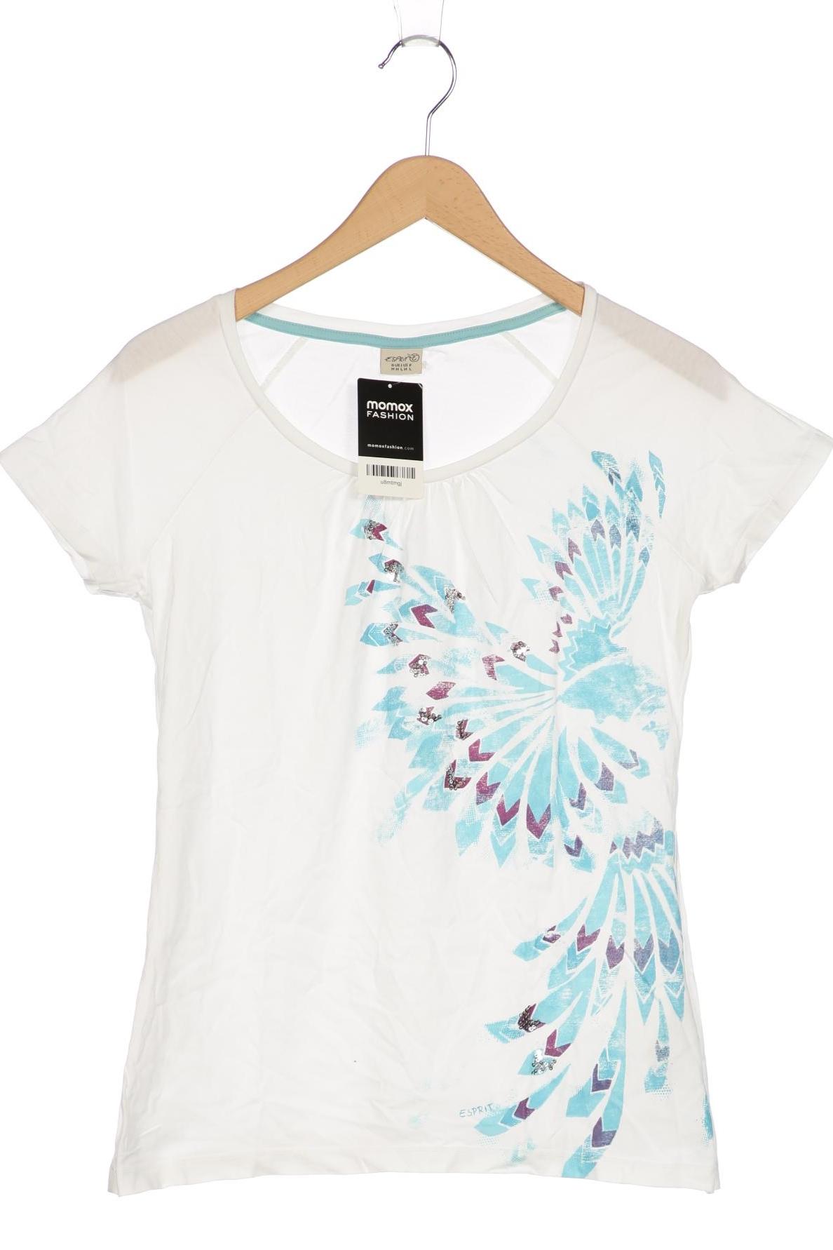 

Esprit Damen T-Shirt, weiß, Gr. 38