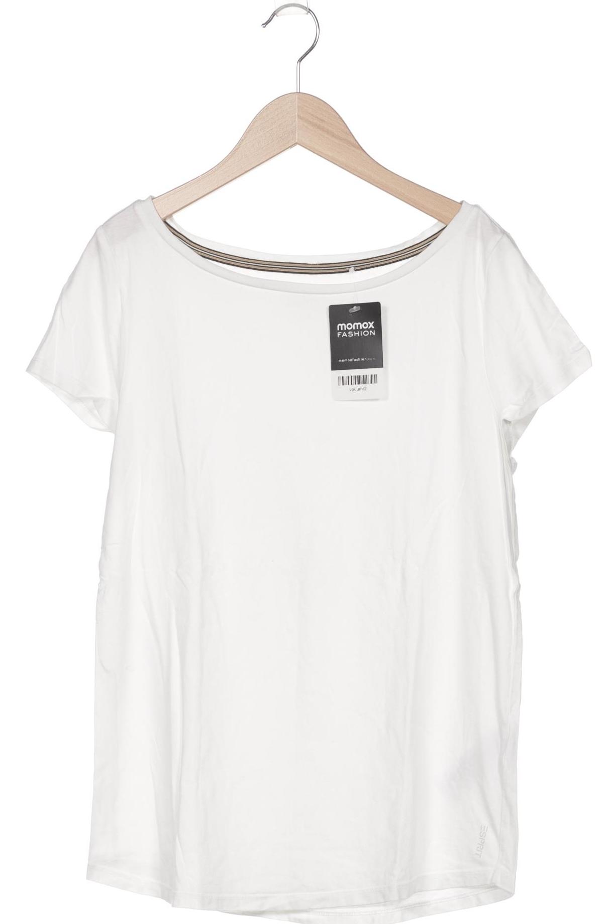 

Esprit Damen T-Shirt, weiß, Gr. 42