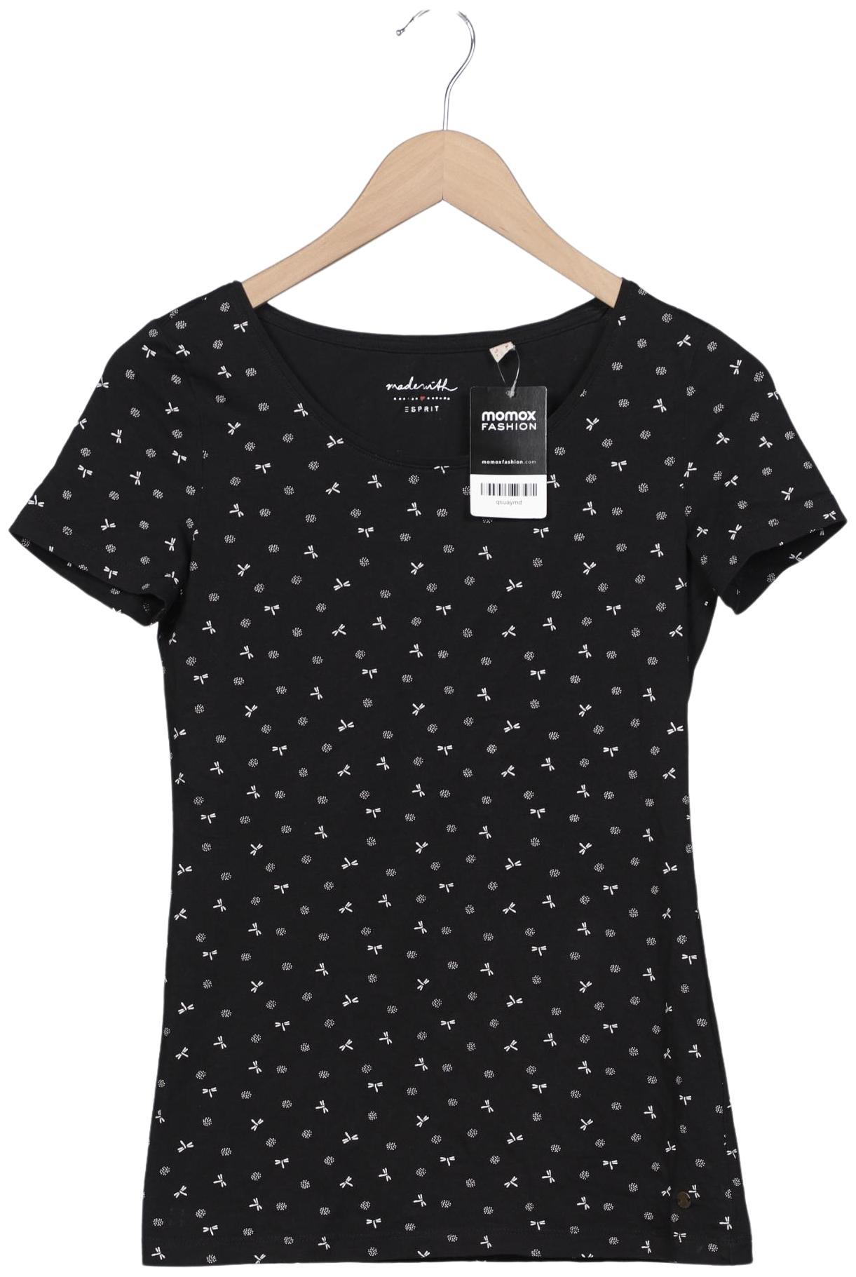 

Esprit Damen T-Shirt, schwarz, Gr. 36