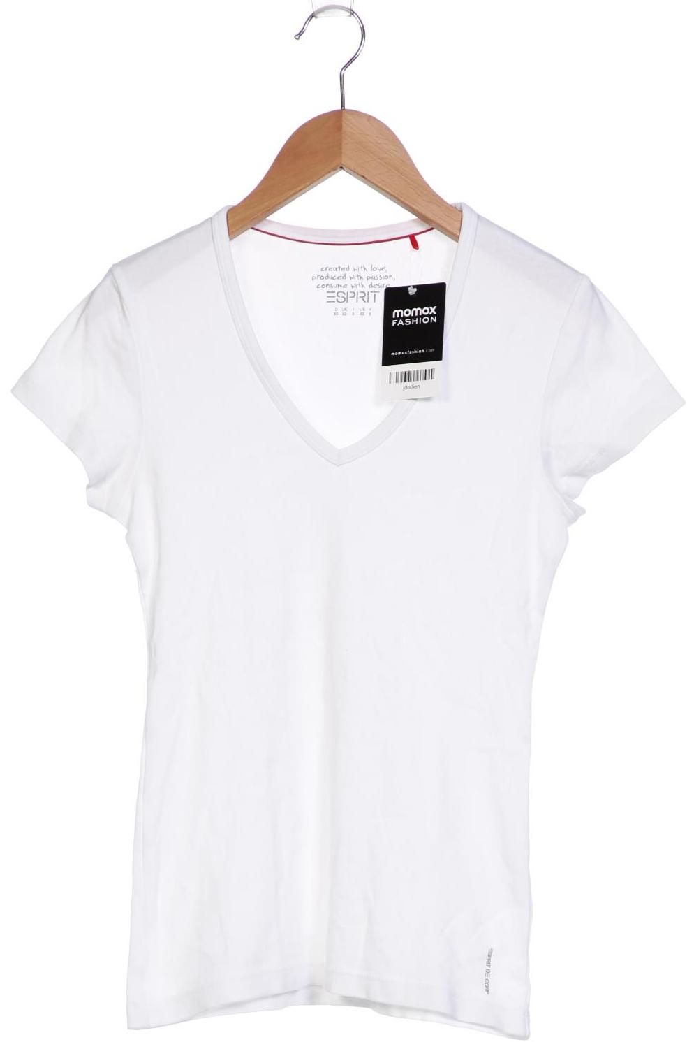 

Esprit Damen T-Shirt, weiß, Gr. 34