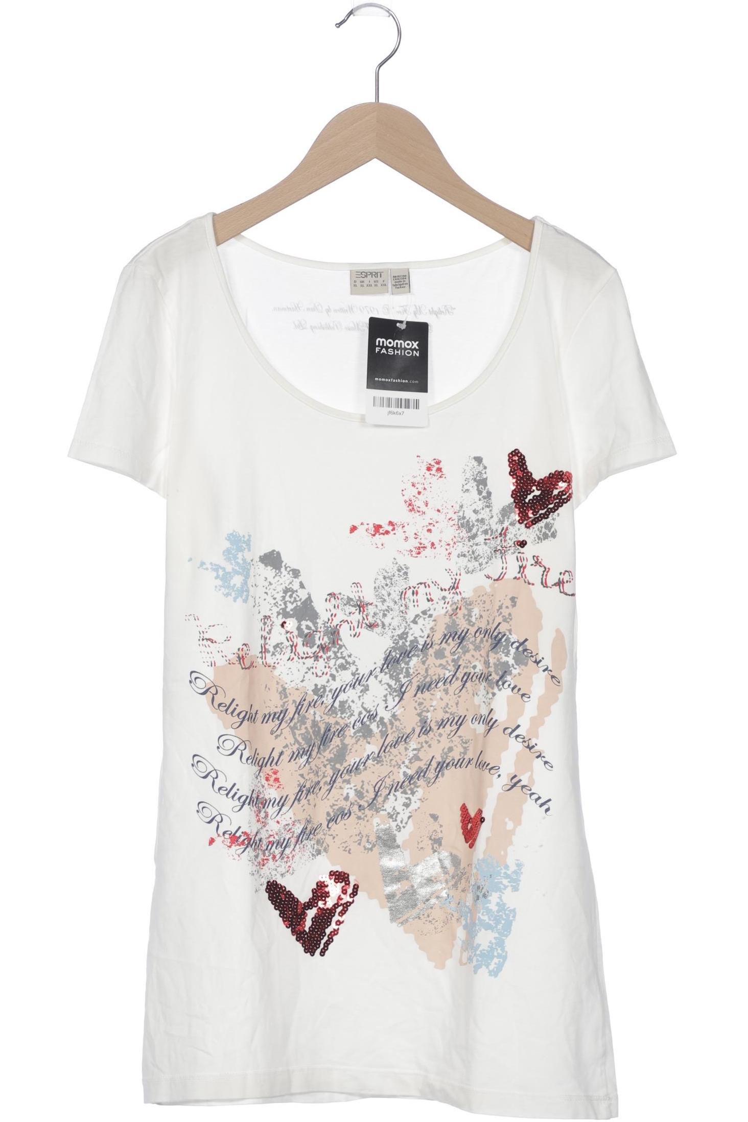 

Esprit Damen T-Shirt, cremeweiß, Gr. 44