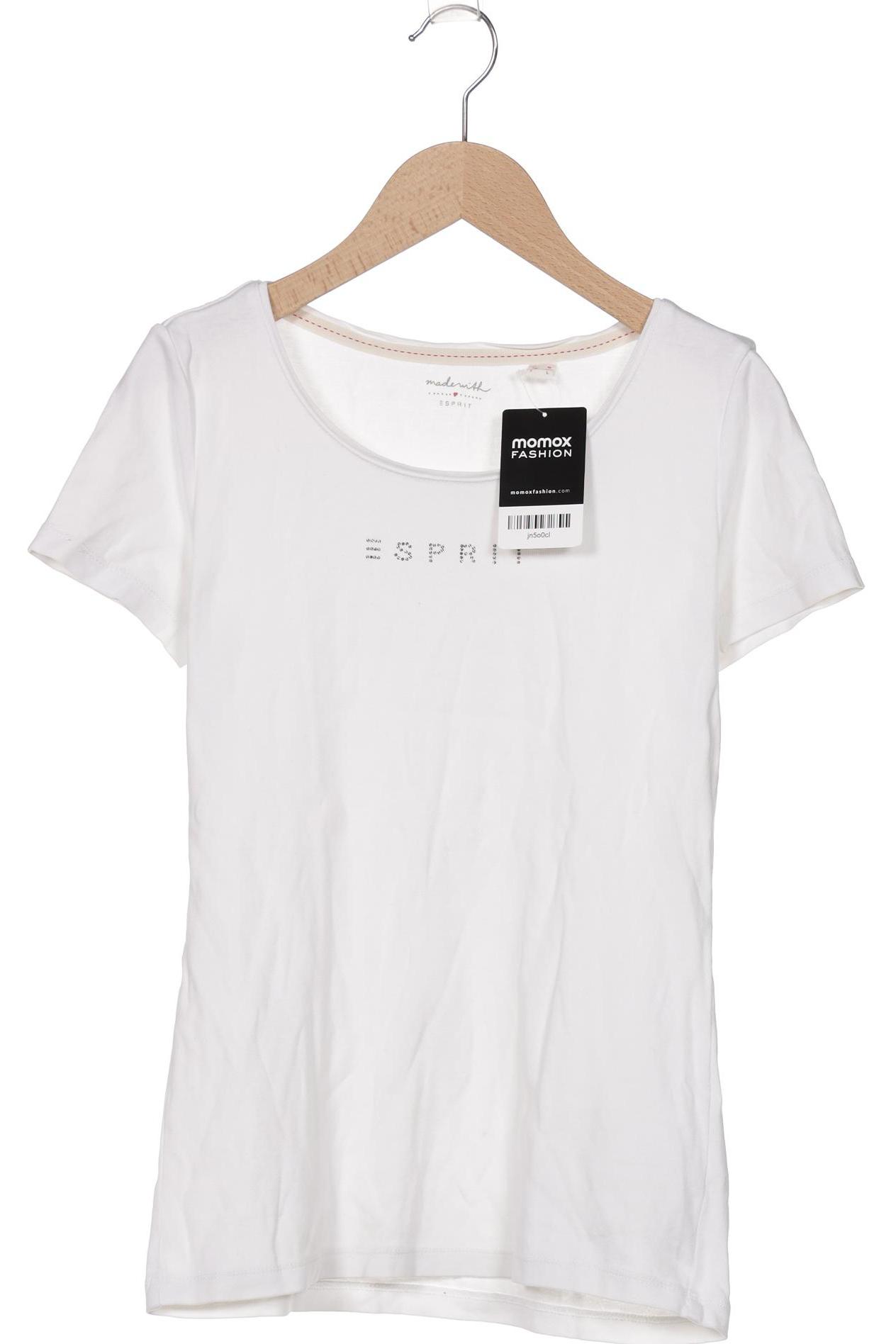 

Esprit Damen T-Shirt, weiß, Gr. 38