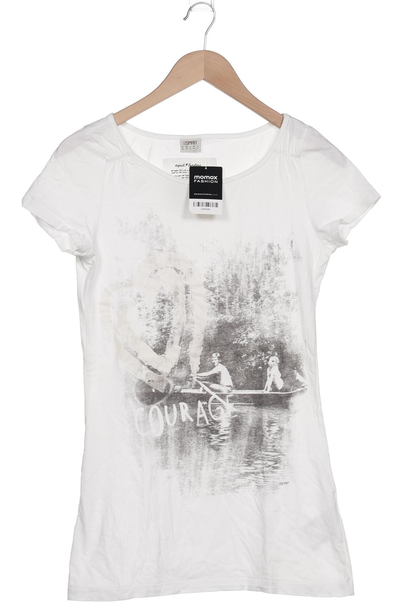 

Esprit Damen T-Shirt, weiß, Gr. 38