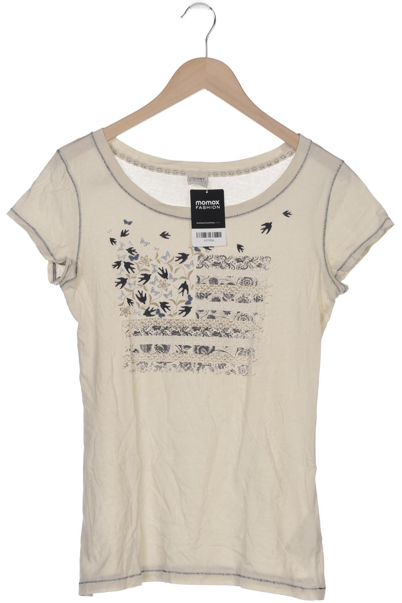 

Esprit Damen T-Shirt, cremeweiß, Gr. 38