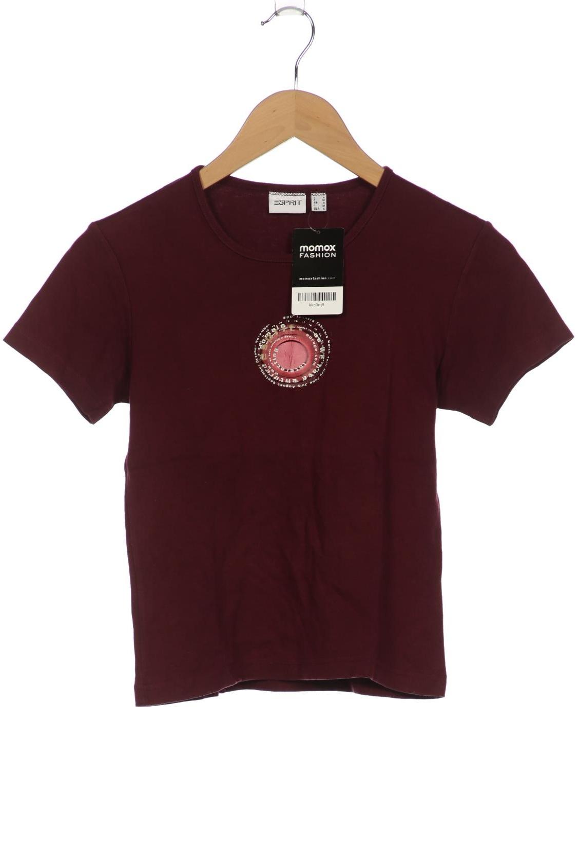 

Esprit Damen T-Shirt, bordeaux, Gr. 36