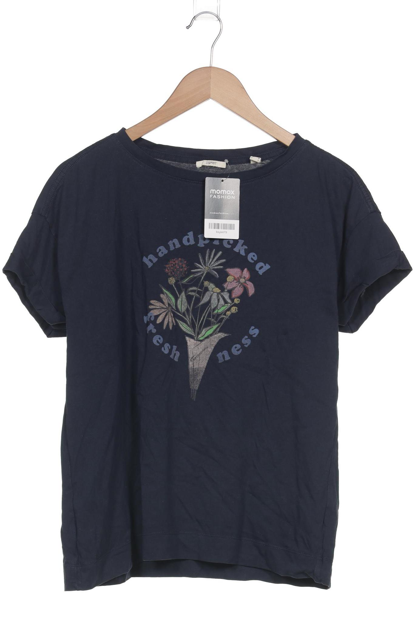 

Esprit Damen T-Shirt, marineblau, Gr. 38