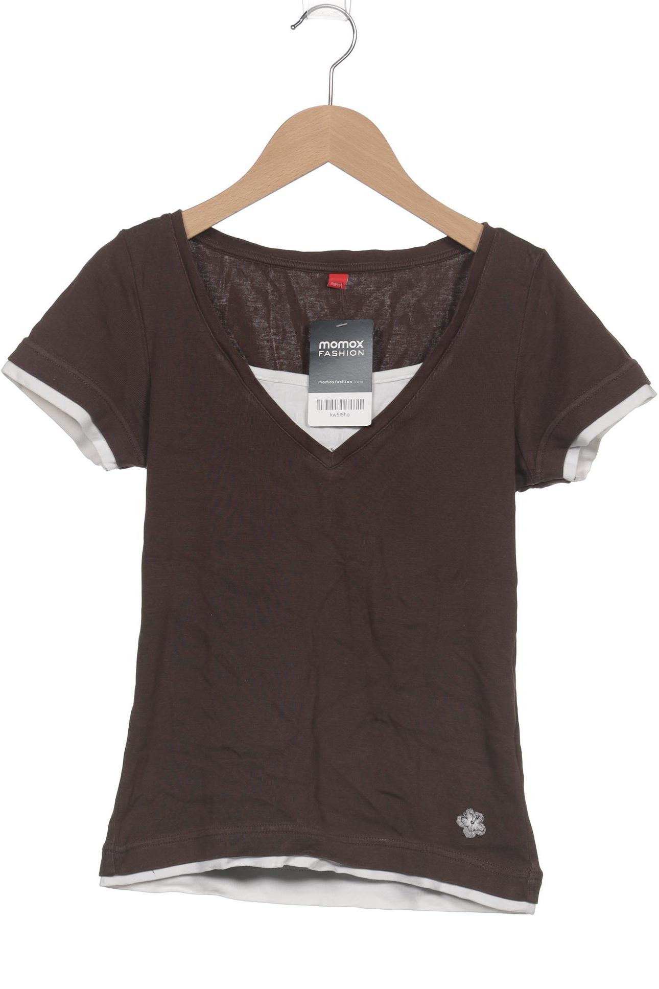 

Esprit Damen T-Shirt, braun, Gr. 34