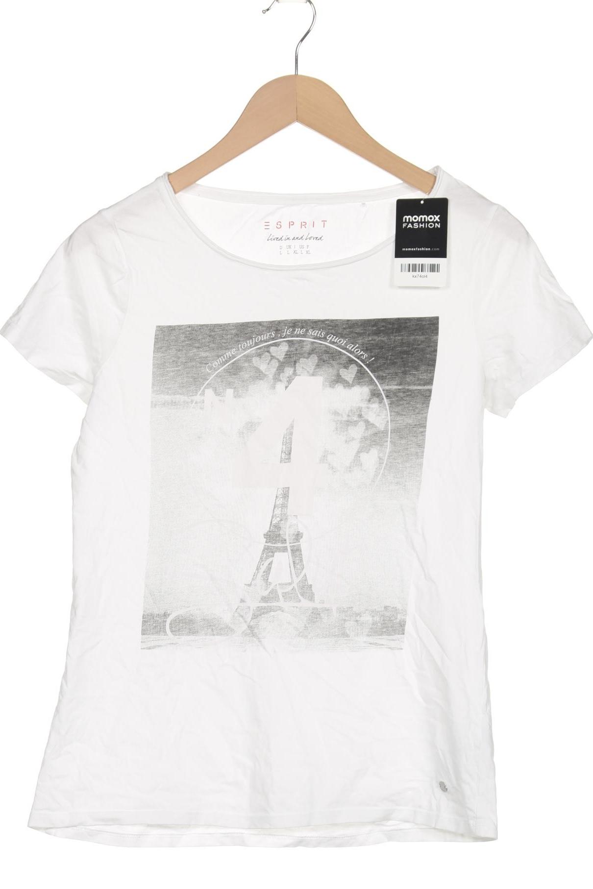 

Esprit Damen T-Shirt, weiß, Gr. 42