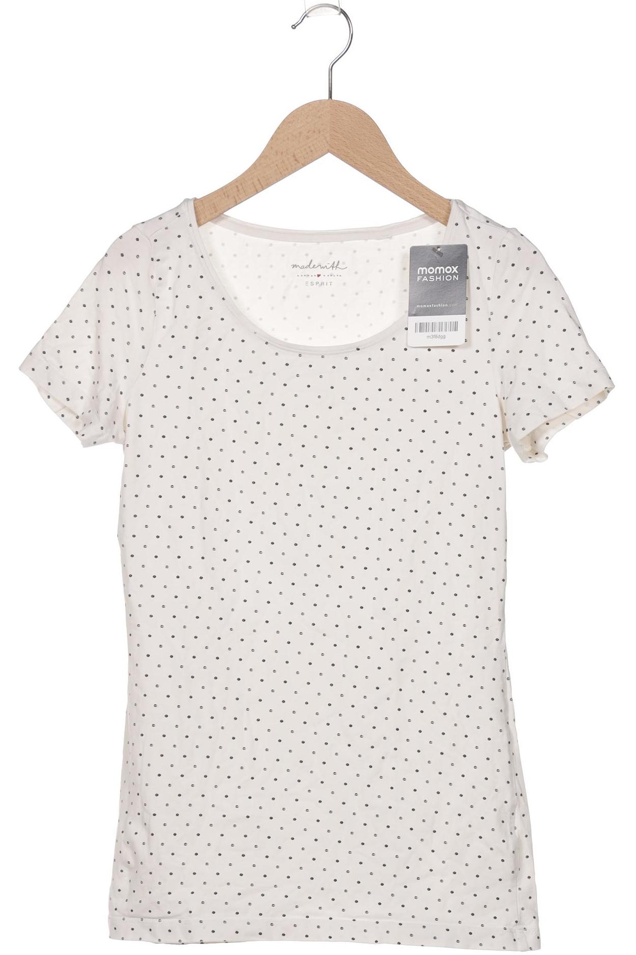 

Esprit Damen T-Shirt, weiß, Gr. 32