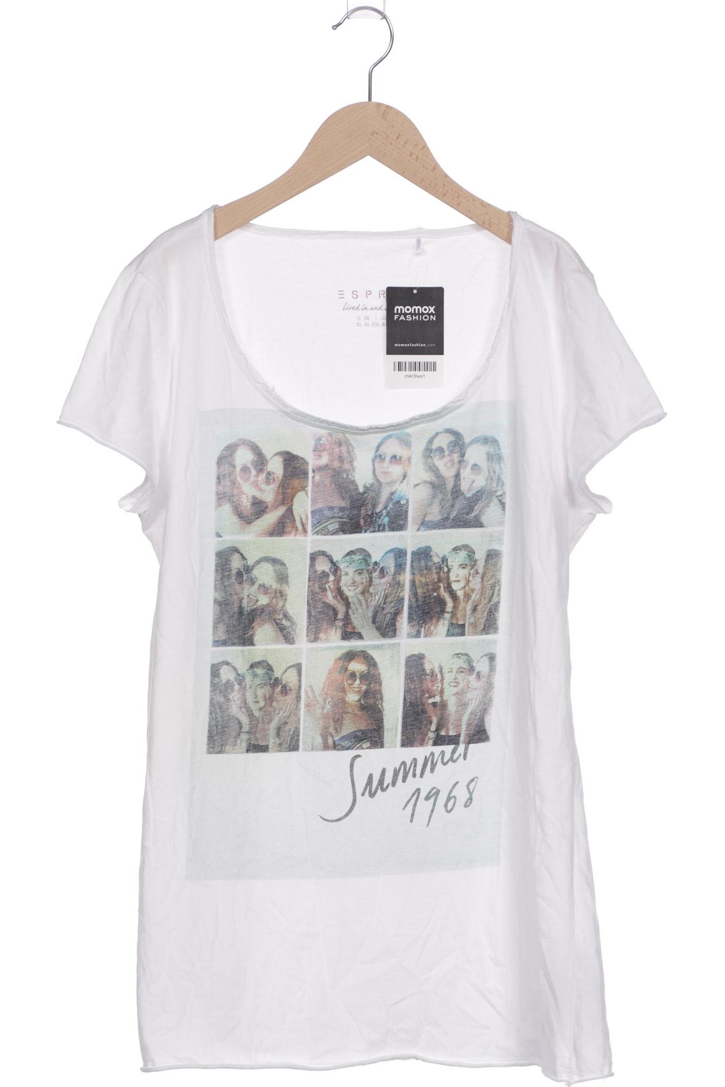 

Esprit Damen T-Shirt, weiß, Gr. 44