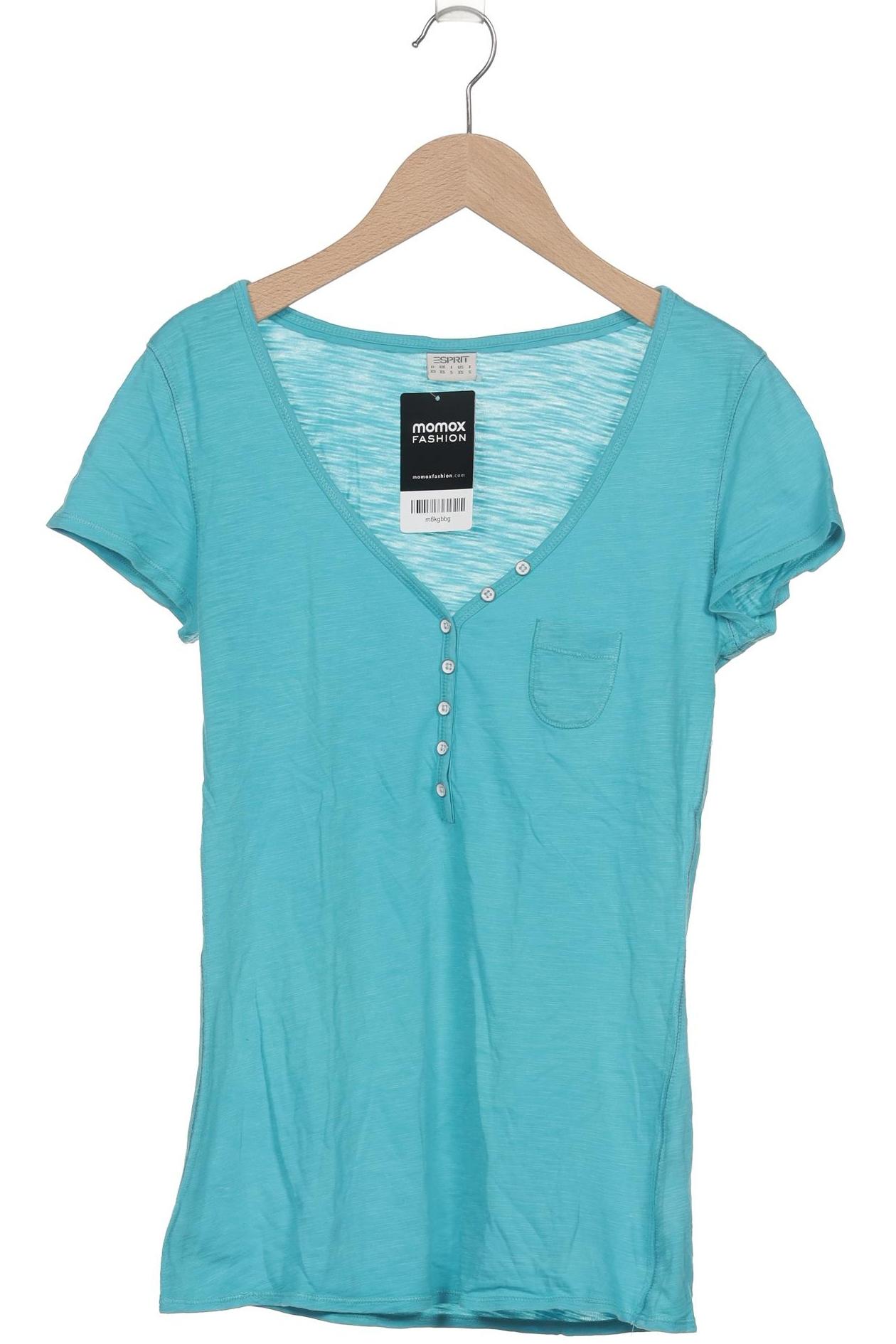 

Esprit Damen T-Shirt, türkis, Gr. 34