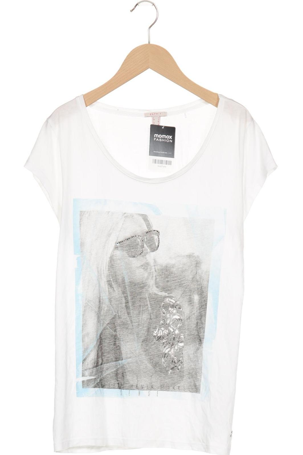 

Esprit Damen T-Shirt, weiß, Gr. 36