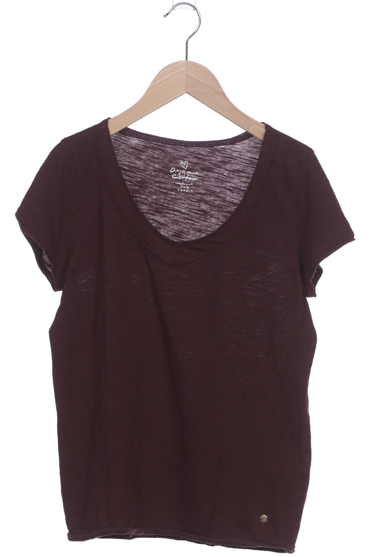 

Esprit Damen T-Shirt, bordeaux, Gr. 38