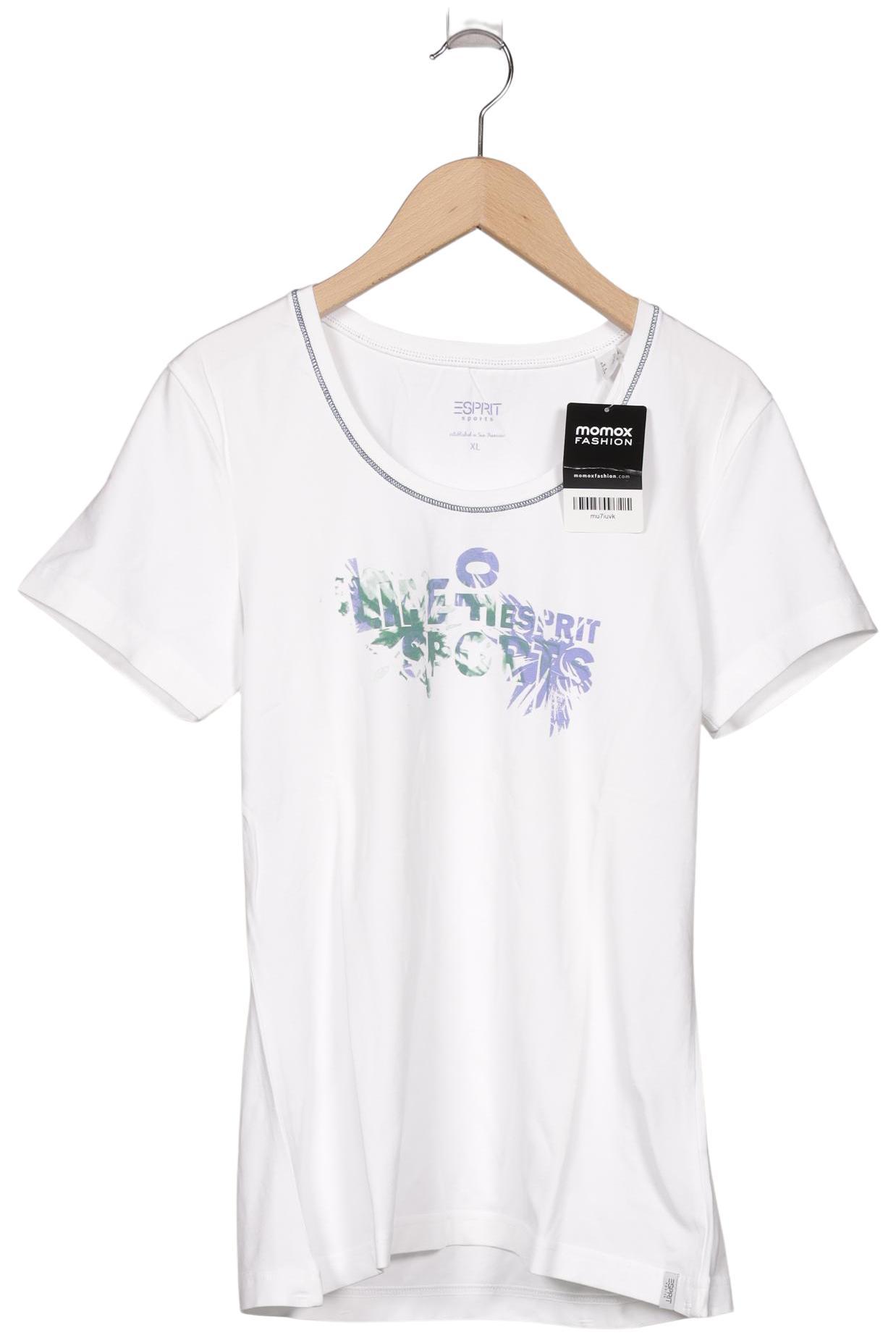 

Esprit Damen T-Shirt, weiß, Gr. 44