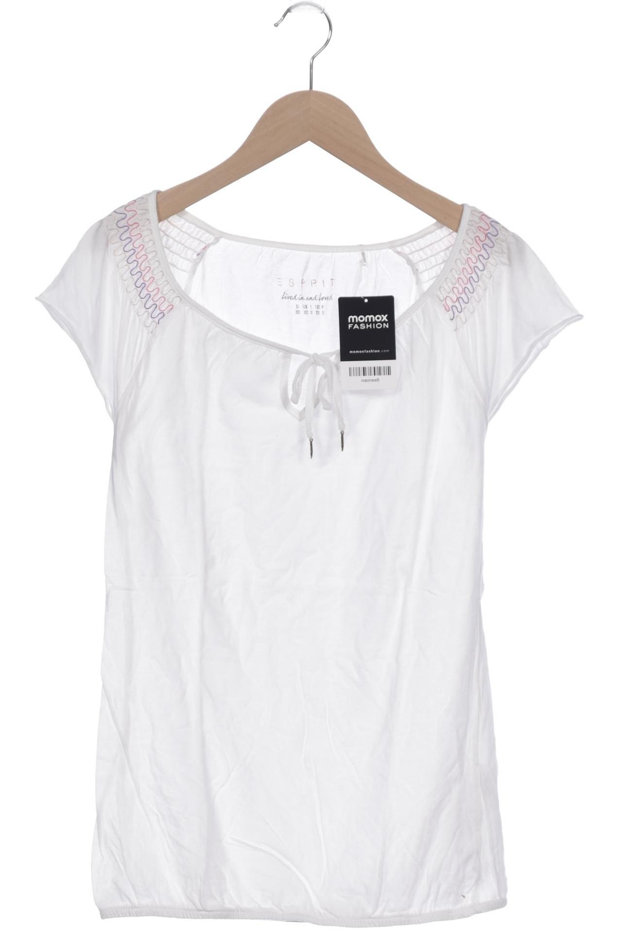 

Esprit Damen T-Shirt, weiß, Gr. 34