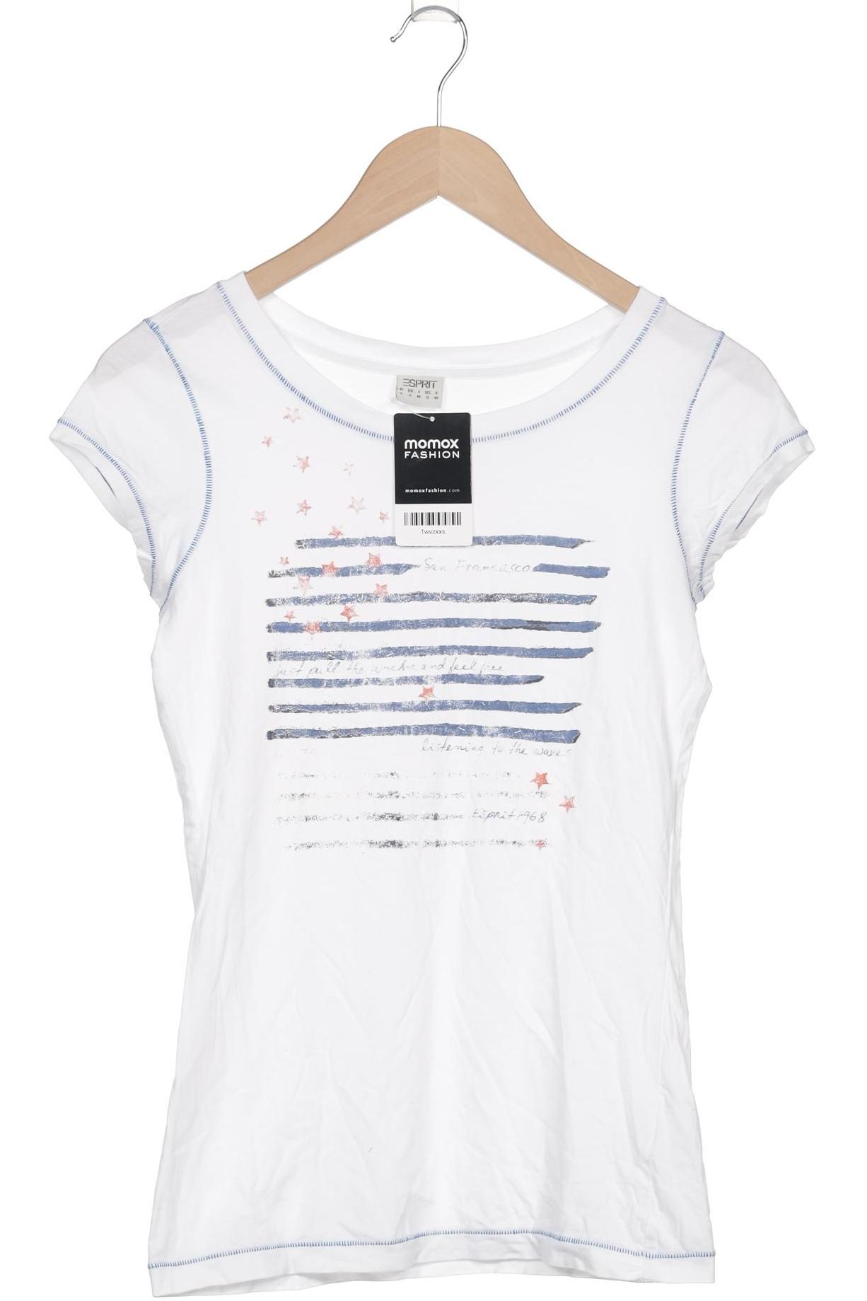 

Esprit Damen T-Shirt, weiß, Gr. 36
