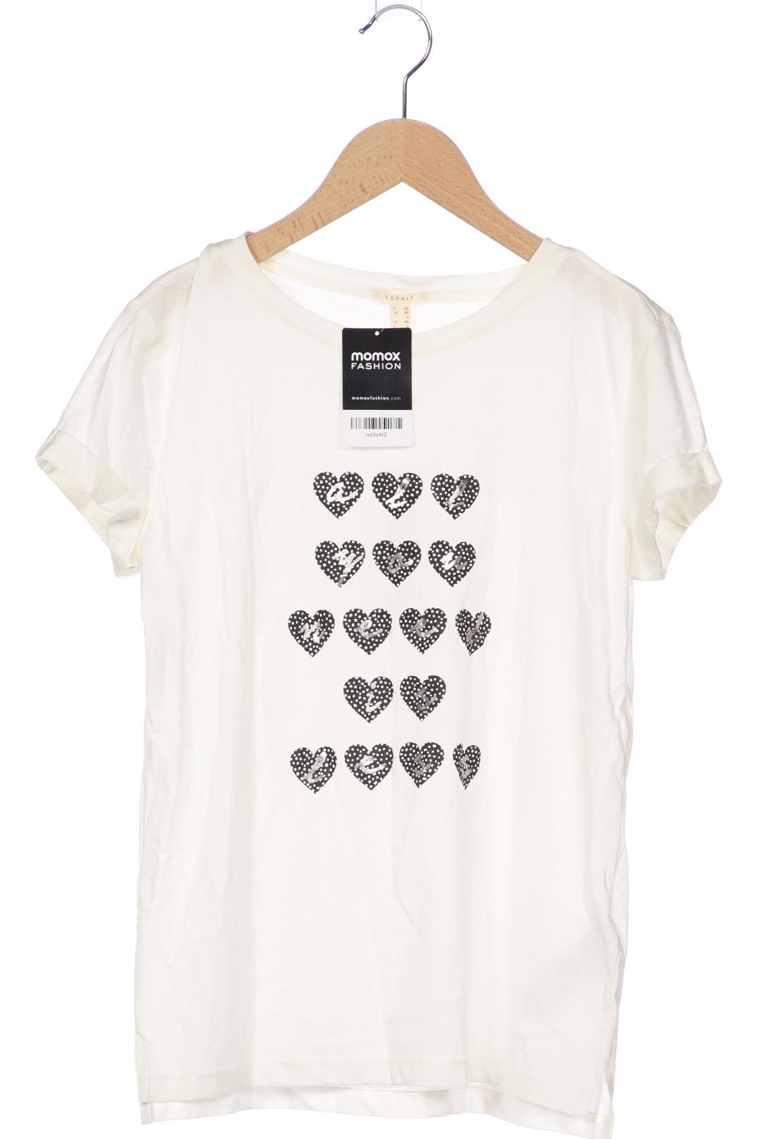 

Esprit Damen T-Shirt, weiß, Gr. 34