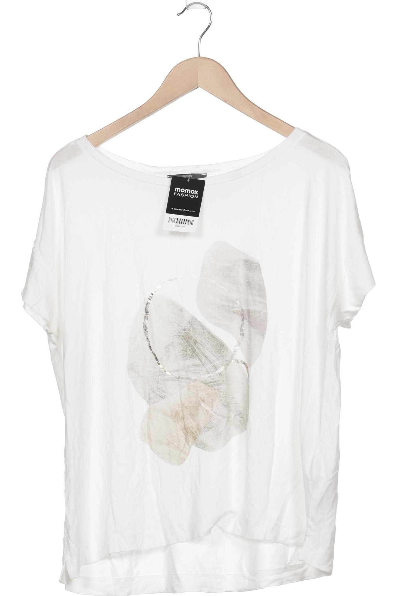 

Esprit Damen T-Shirt, weiß, Gr. 42
