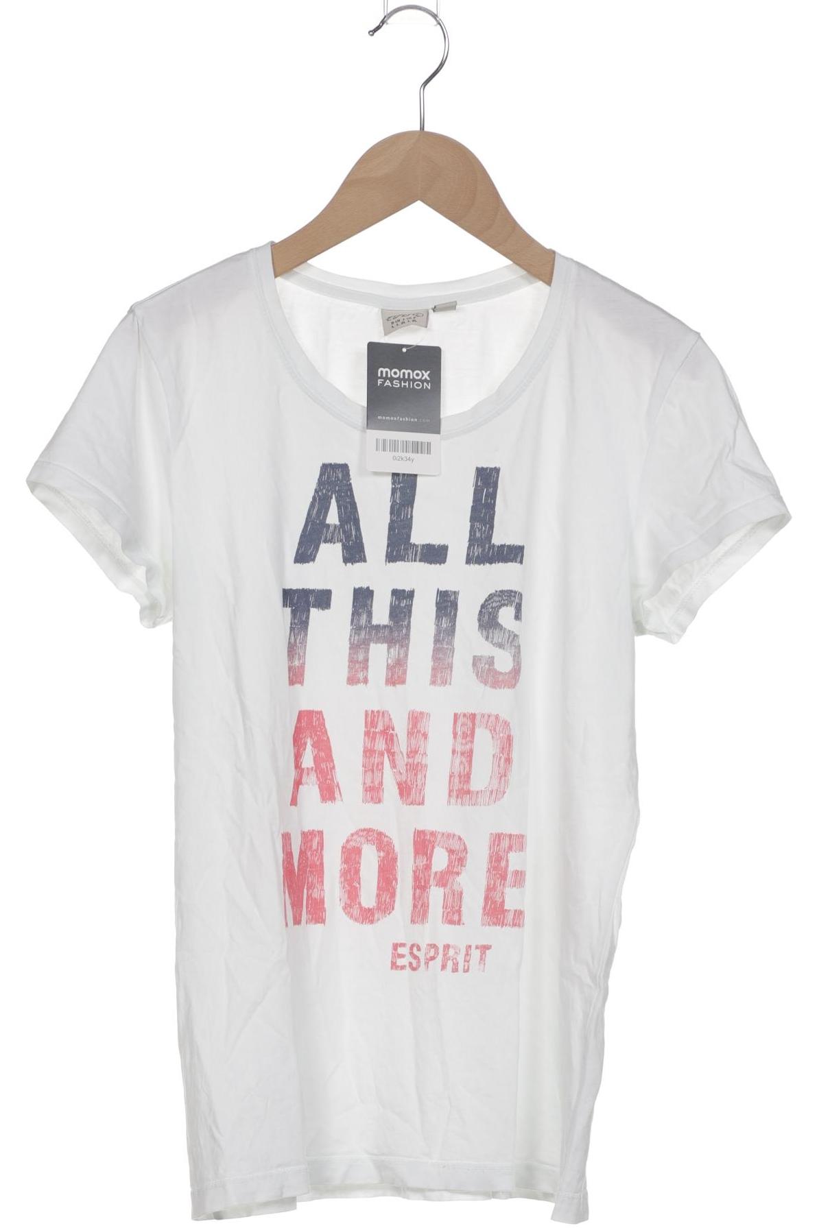 

Esprit Damen T-Shirt, weiß, Gr. 42