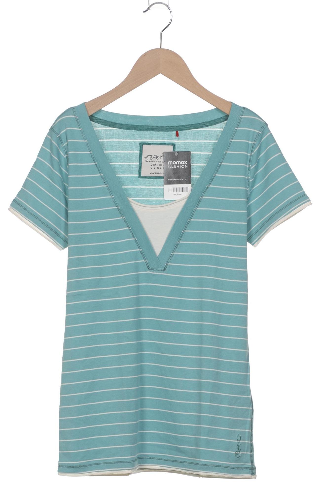 

Esprit Damen T-Shirt, hellblau, Gr. 42