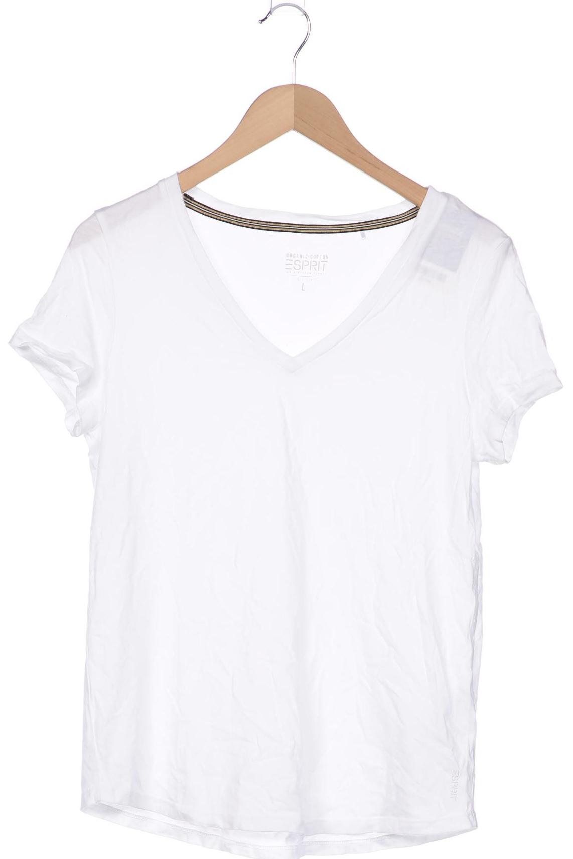 

Esprit Damen T-Shirt, weiß, Gr. 42