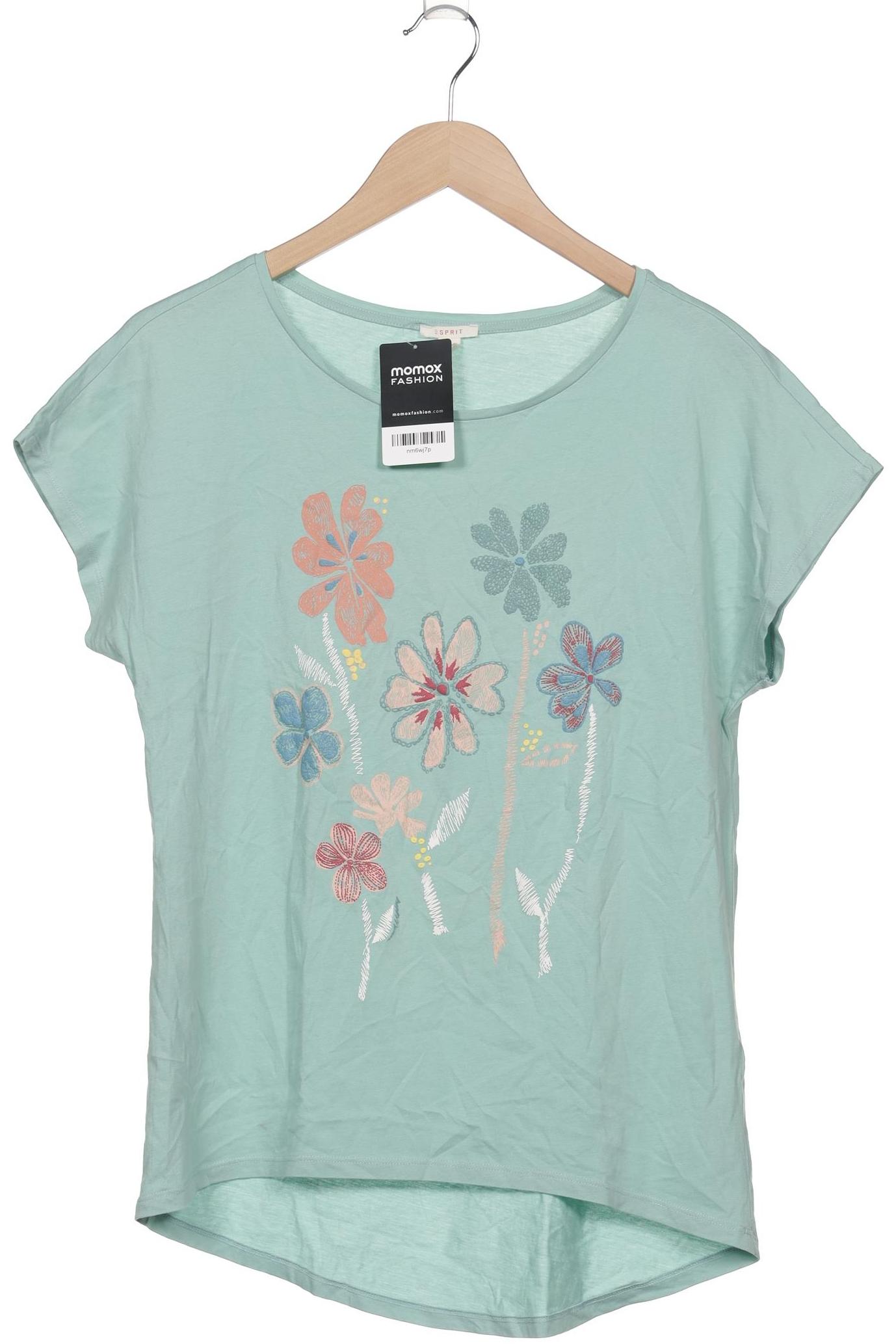 

Esprit Damen T-Shirt, türkis, Gr. 38