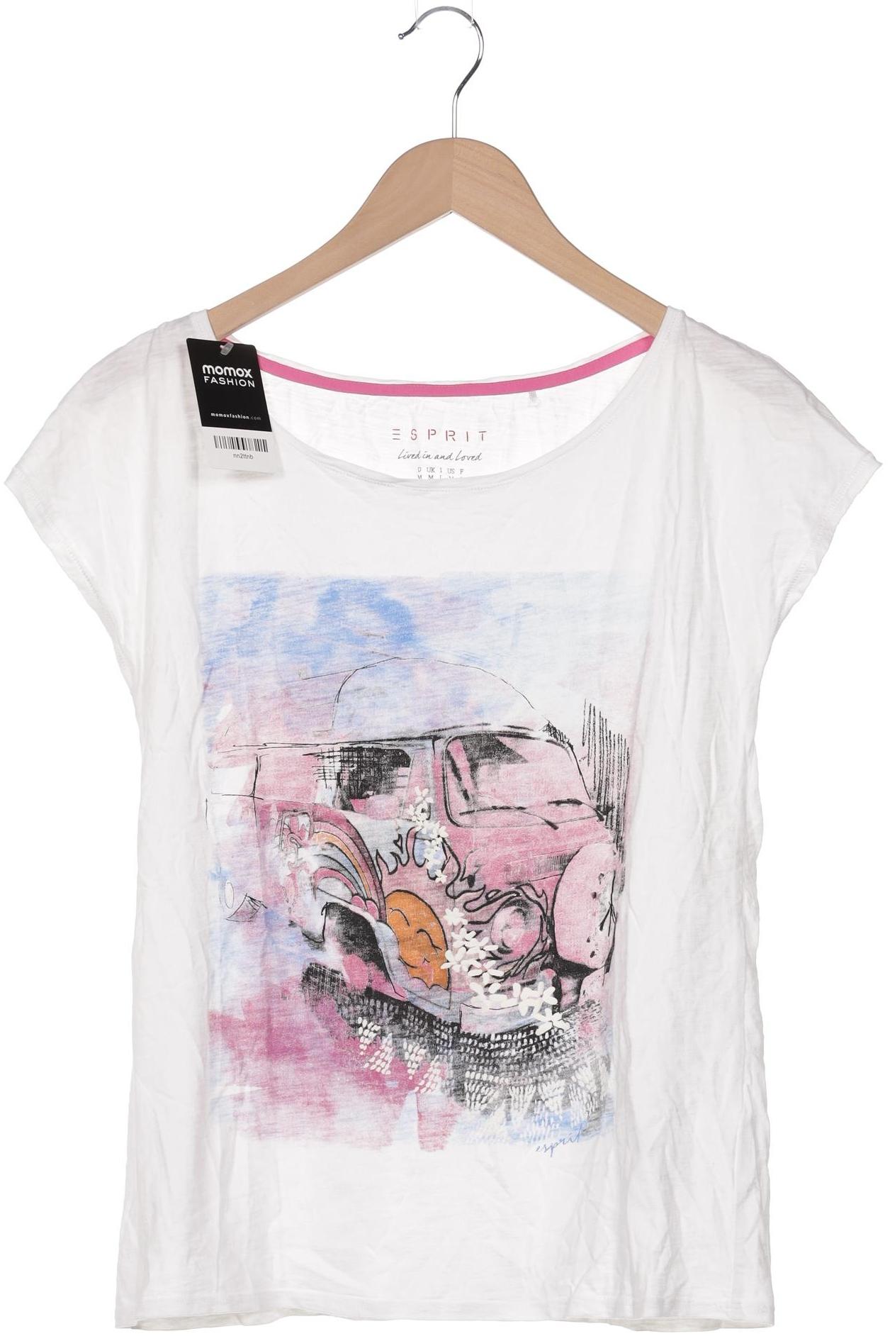 

Esprit Damen T-Shirt, weiß, Gr. 38