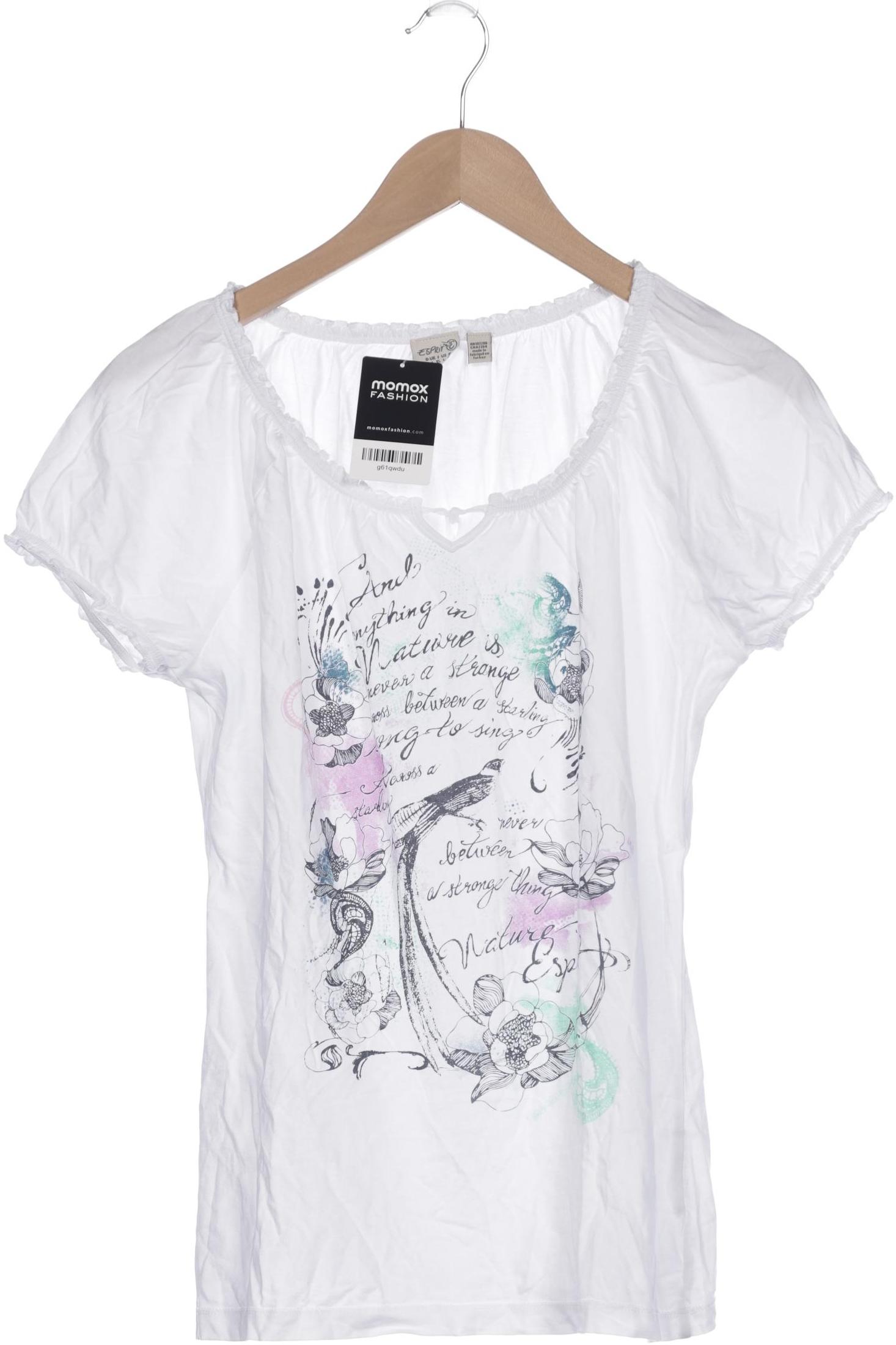 

Esprit Damen T-Shirt, weiß, Gr. 42