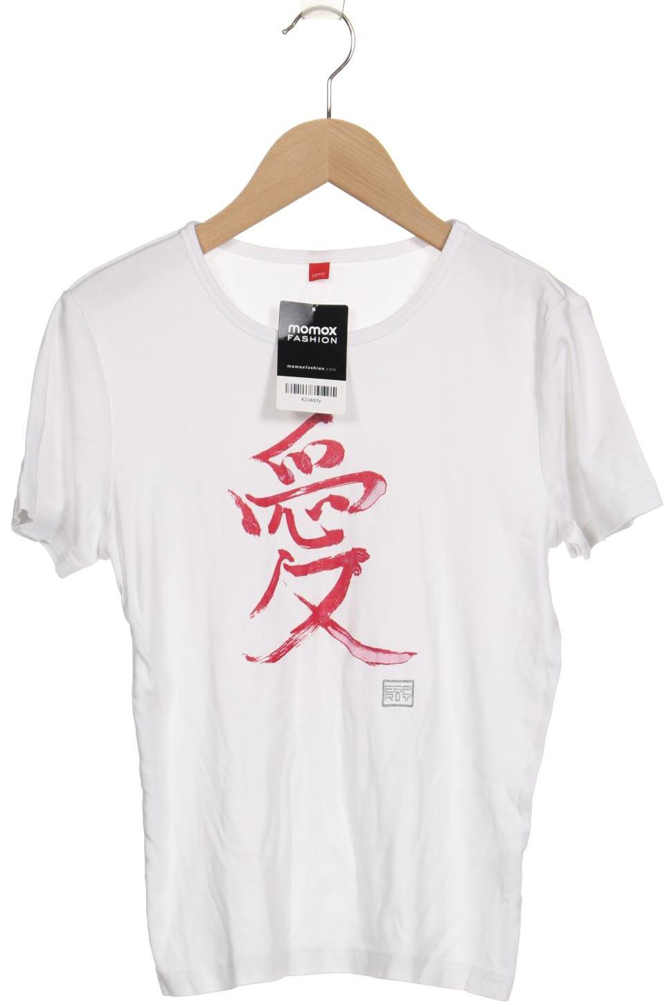 

Esprit Damen T-Shirt, weiß, Gr. 38