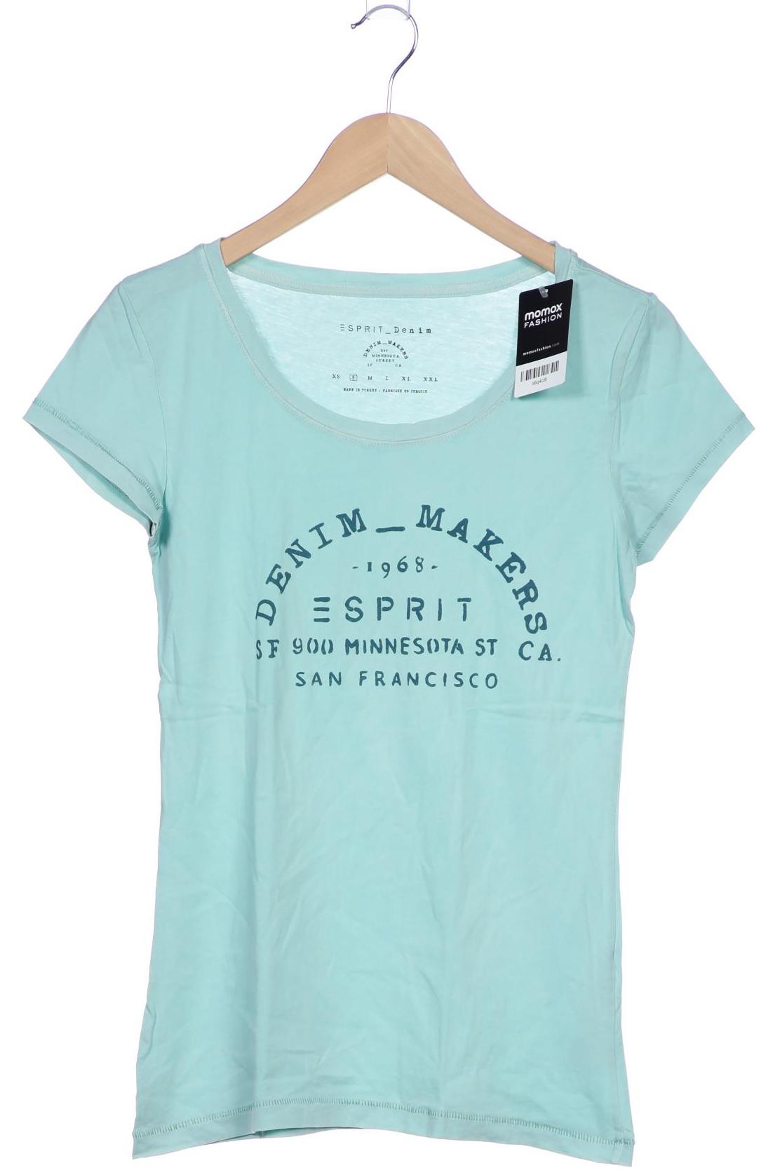 

Esprit Damen T-Shirt, türkis, Gr. 36