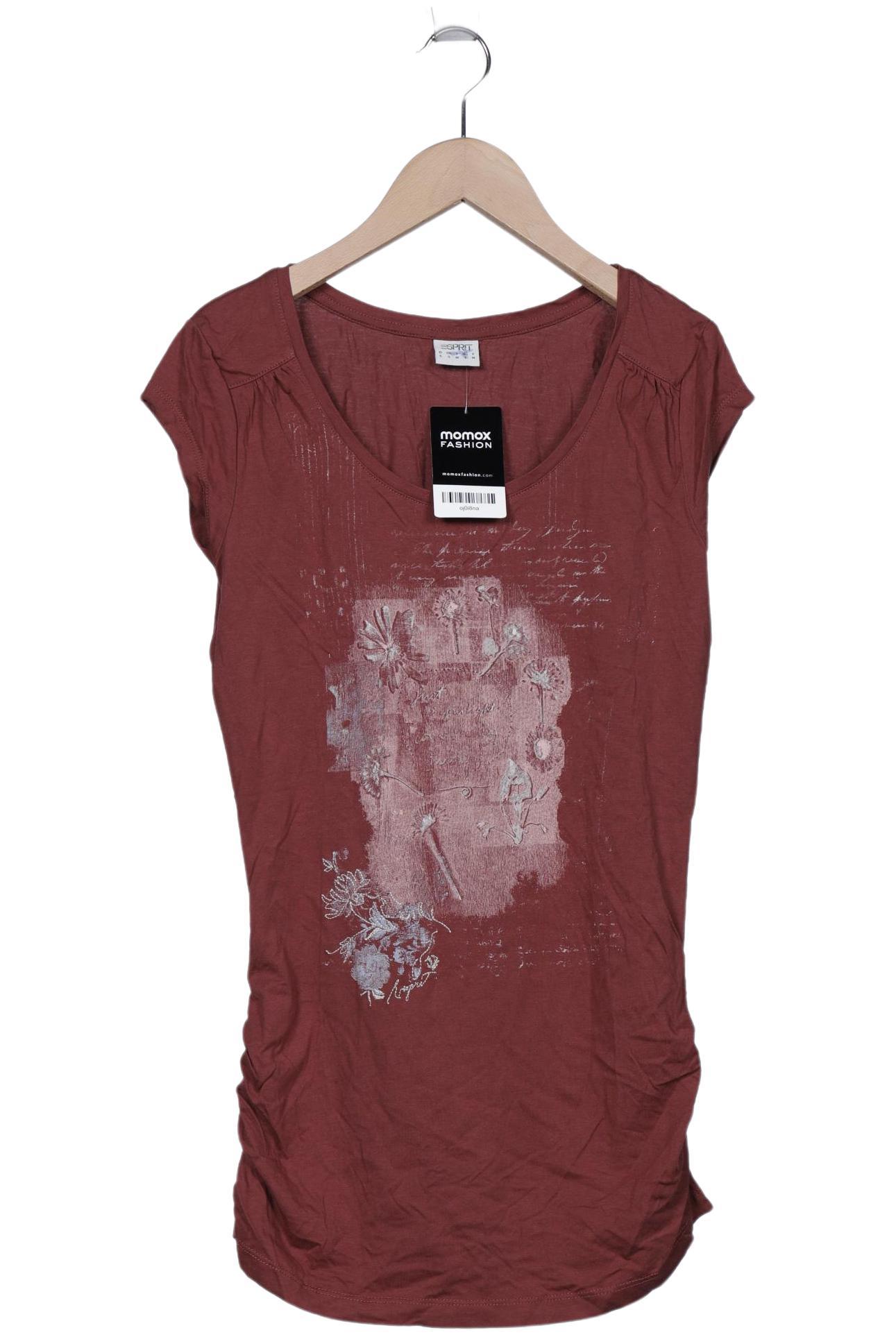 

Esprit Damen T-Shirt, bordeaux, Gr. 36