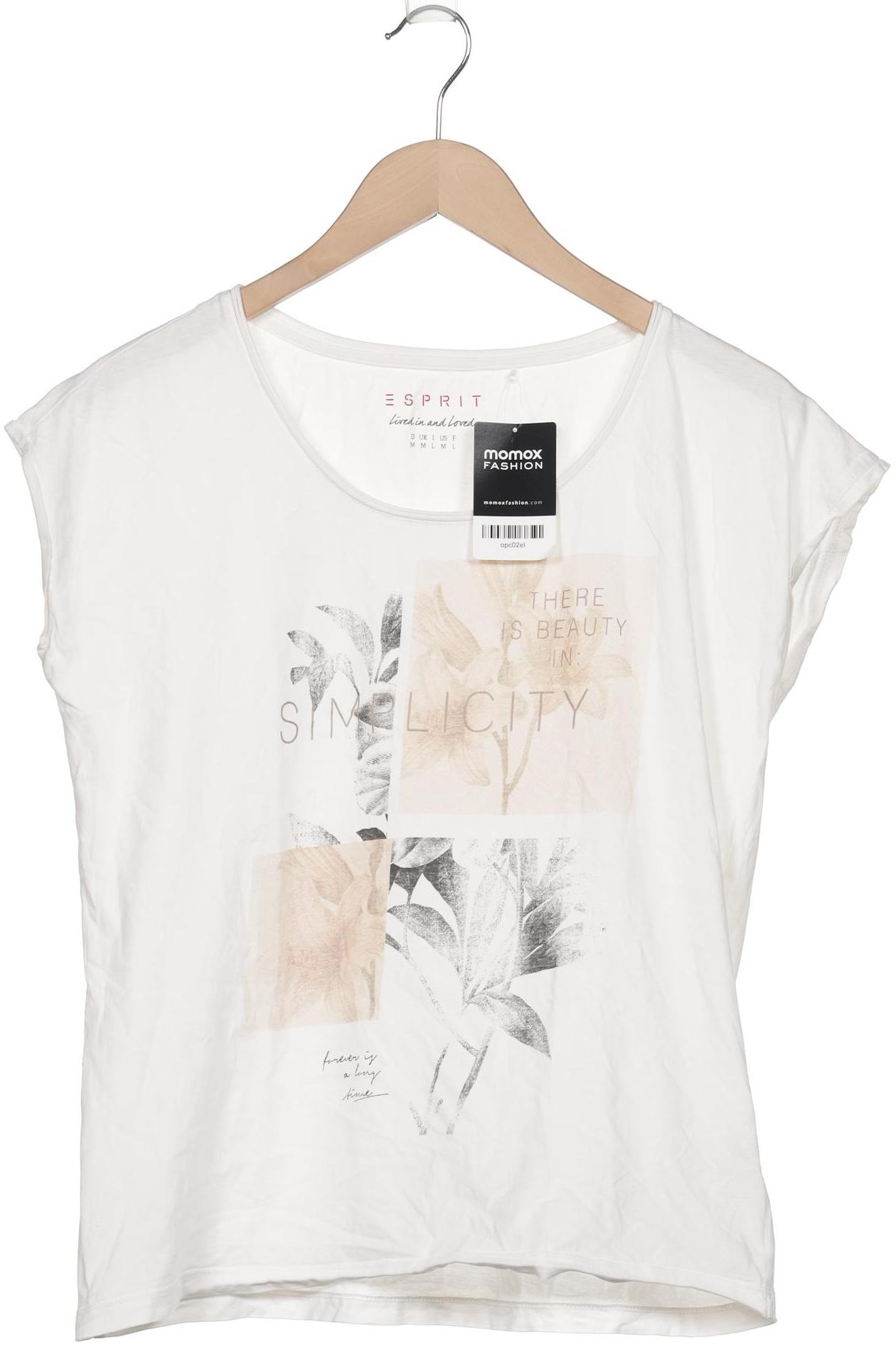 

Esprit Damen T-Shirt, cremeweiß, Gr. 38