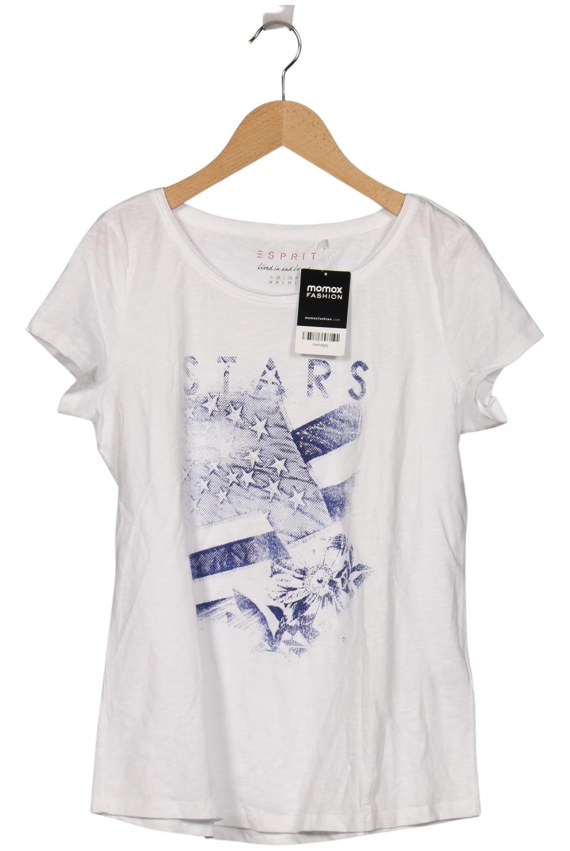 

Esprit Damen T-Shirt, weiß, Gr. 38