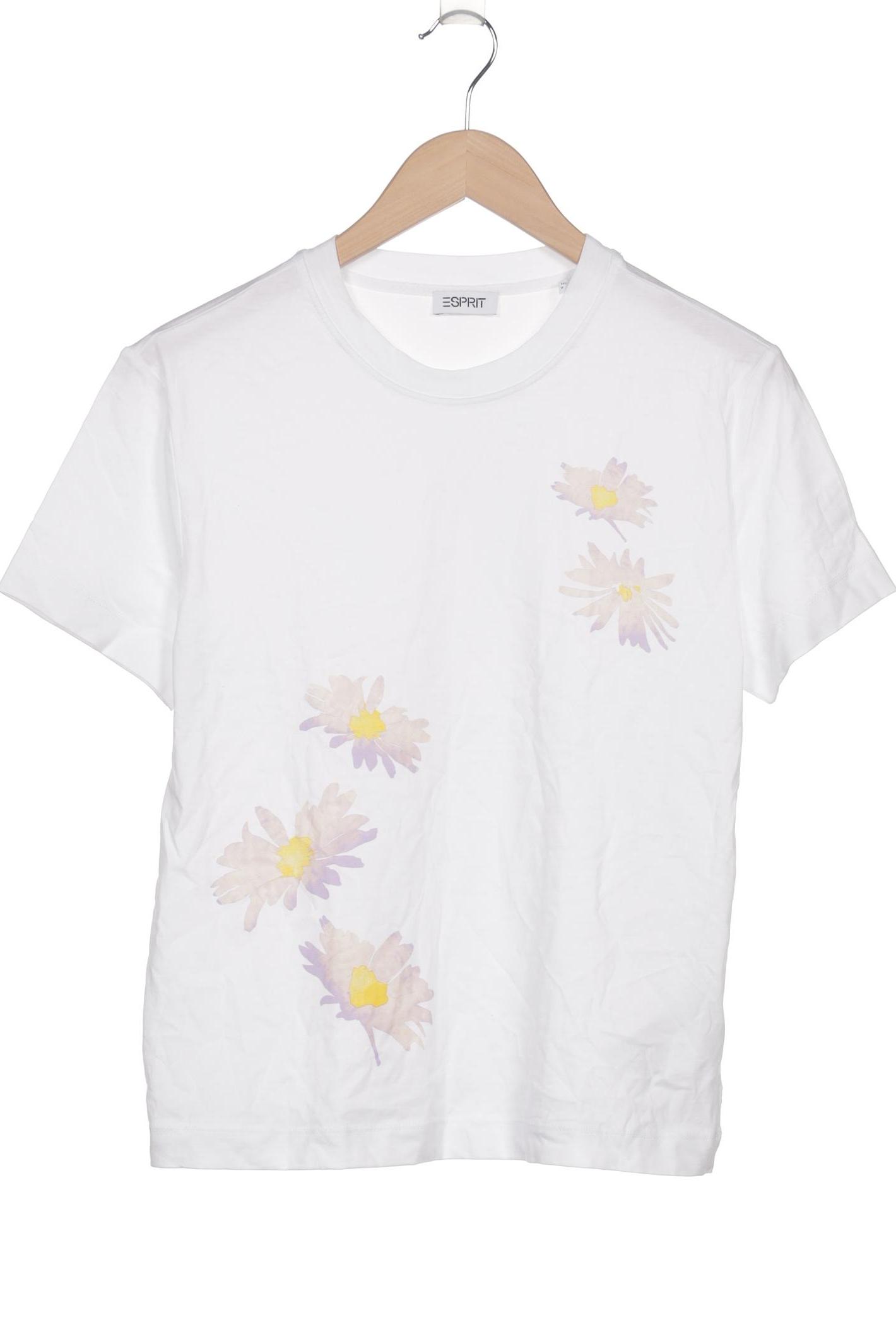 

Esprit Damen T-Shirt, weiß, Gr. 34