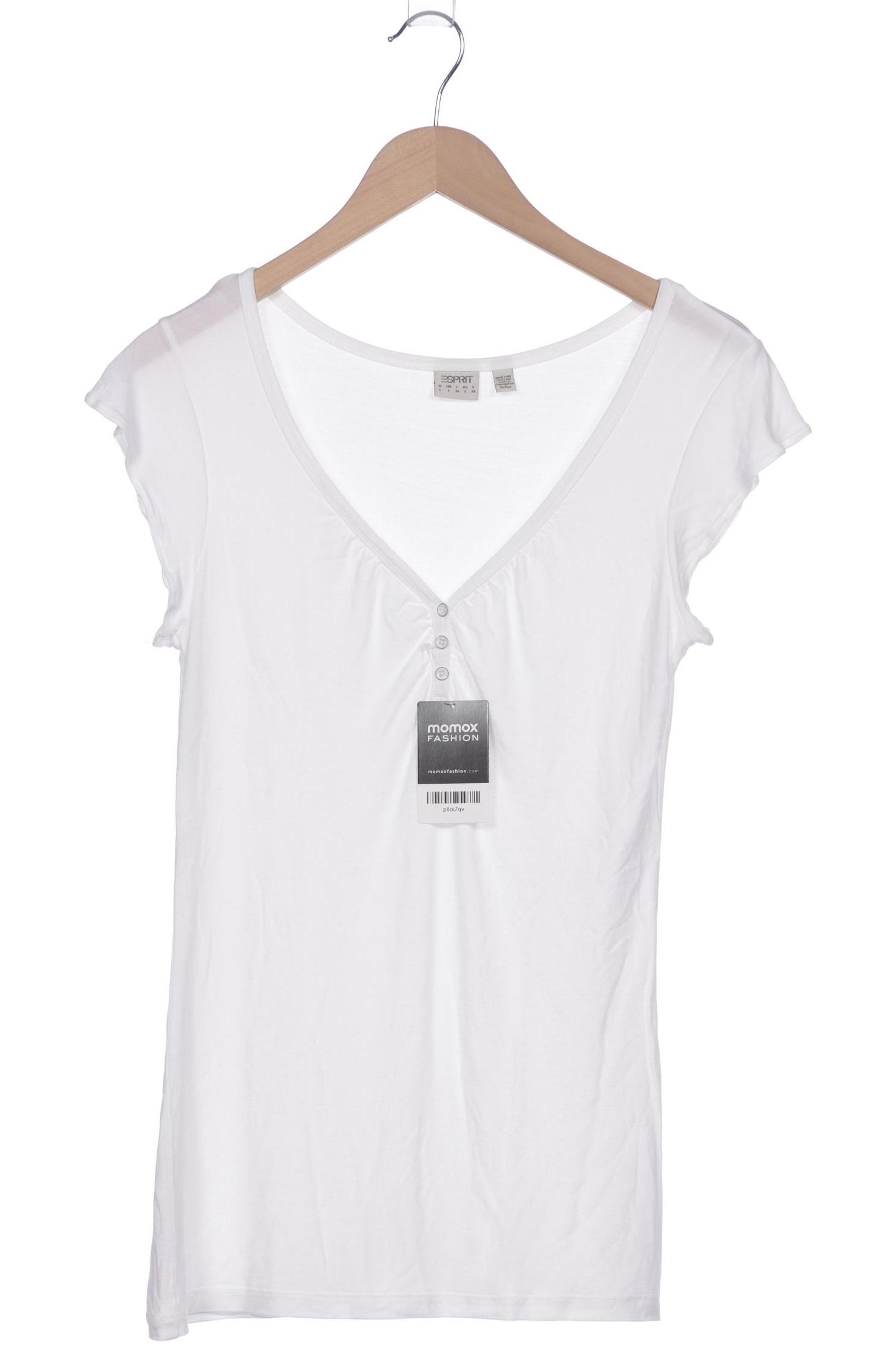 

Esprit Damen T-Shirt, weiß, Gr. 42
