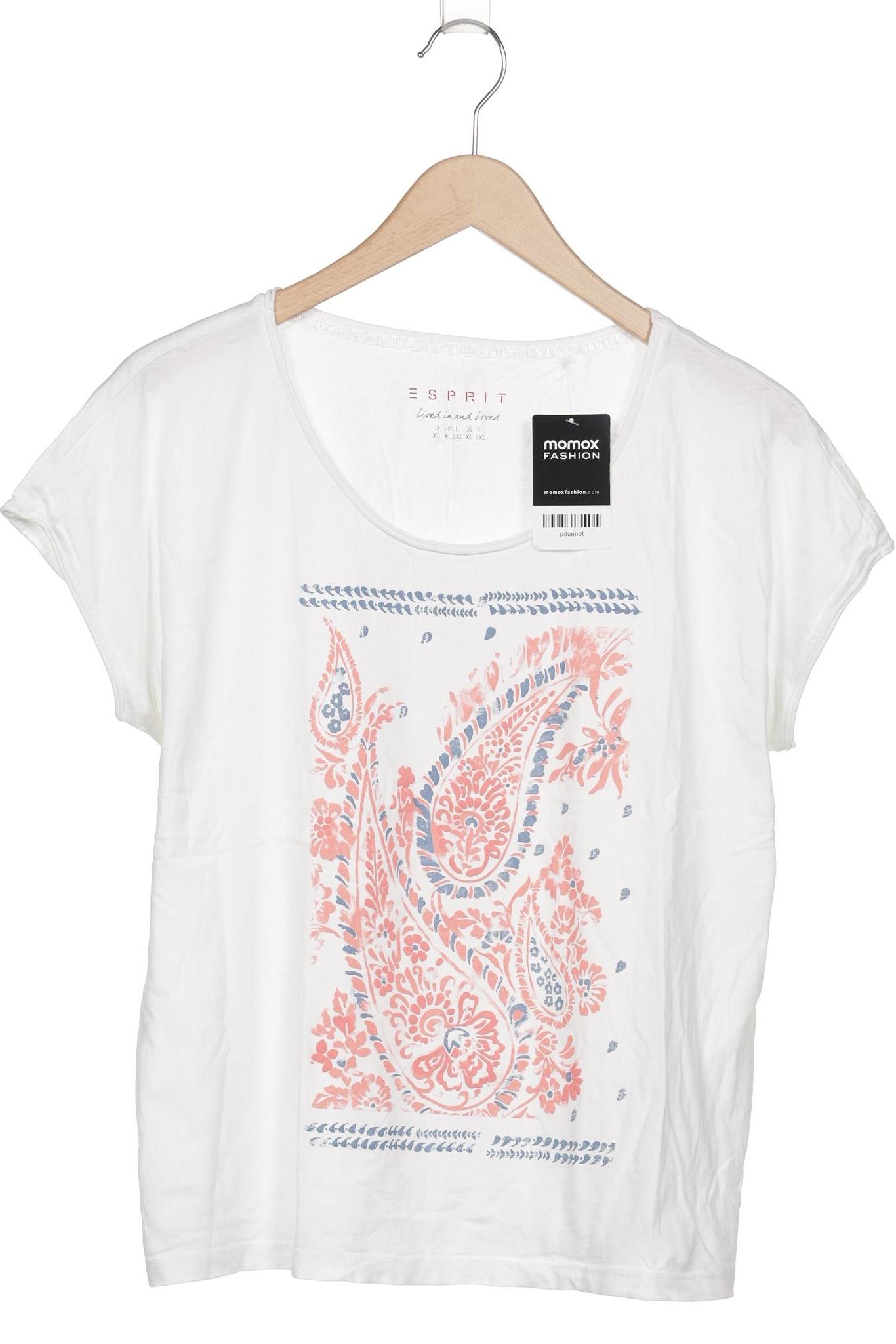 

Esprit Damen T-Shirt, cremeweiß, Gr. 44